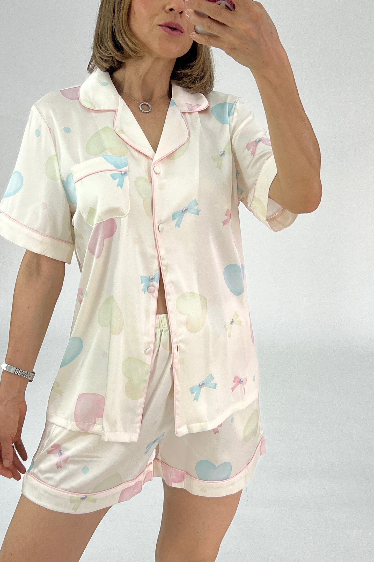 PIJAMA CORAZONES & MOÑOS