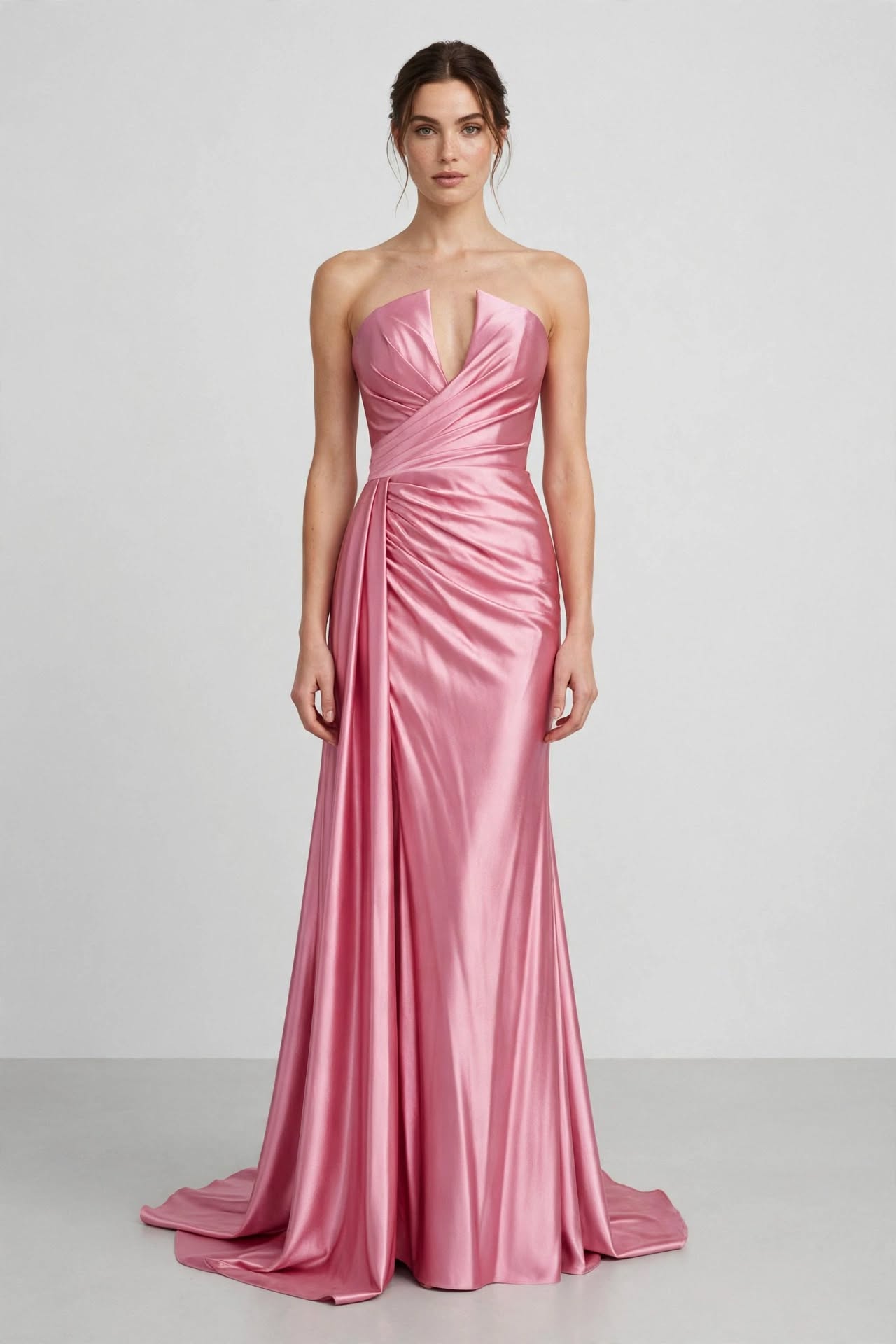 VESTIDO DETALLES PLISADOS