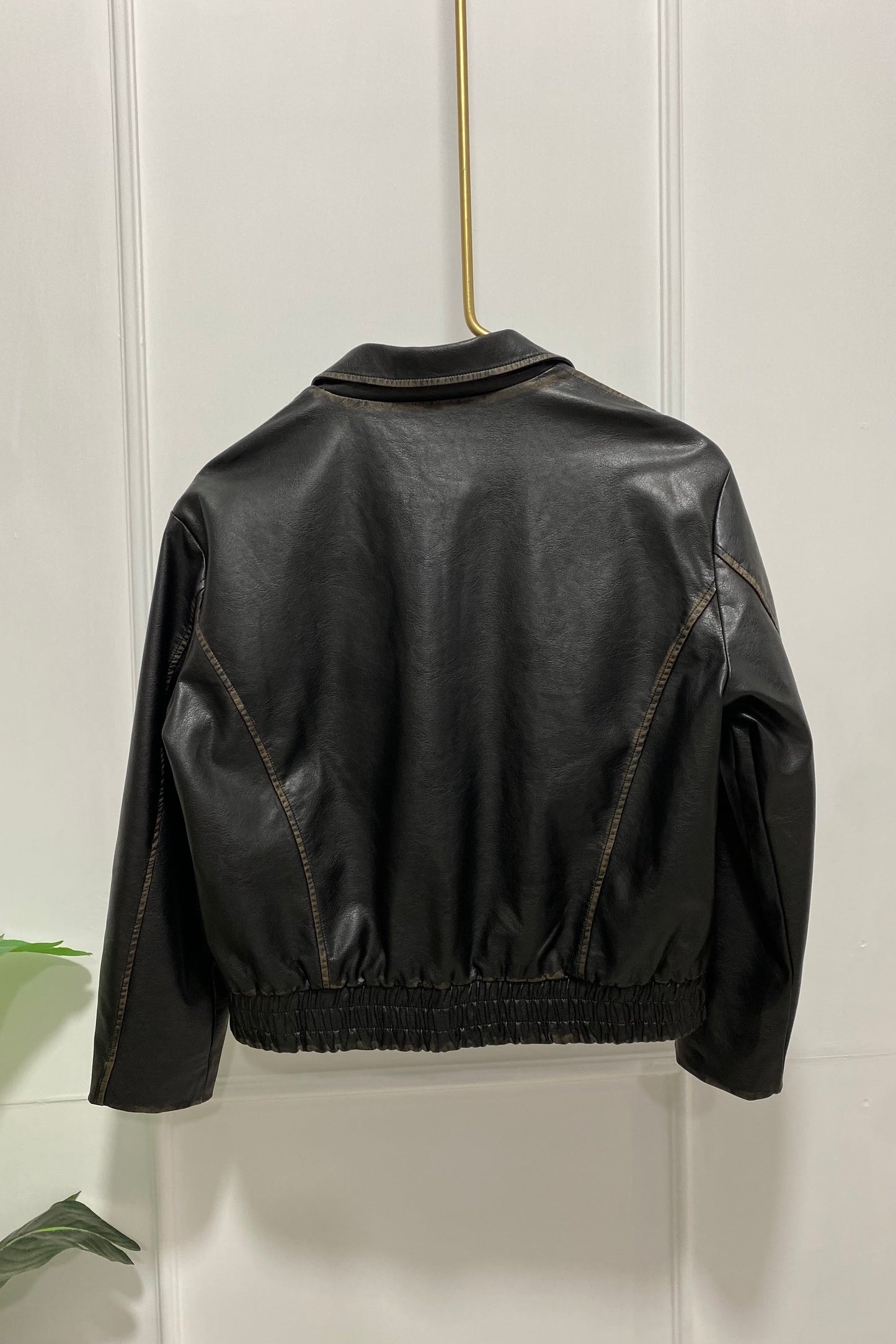 CHAQUETA EFECTO PIEL