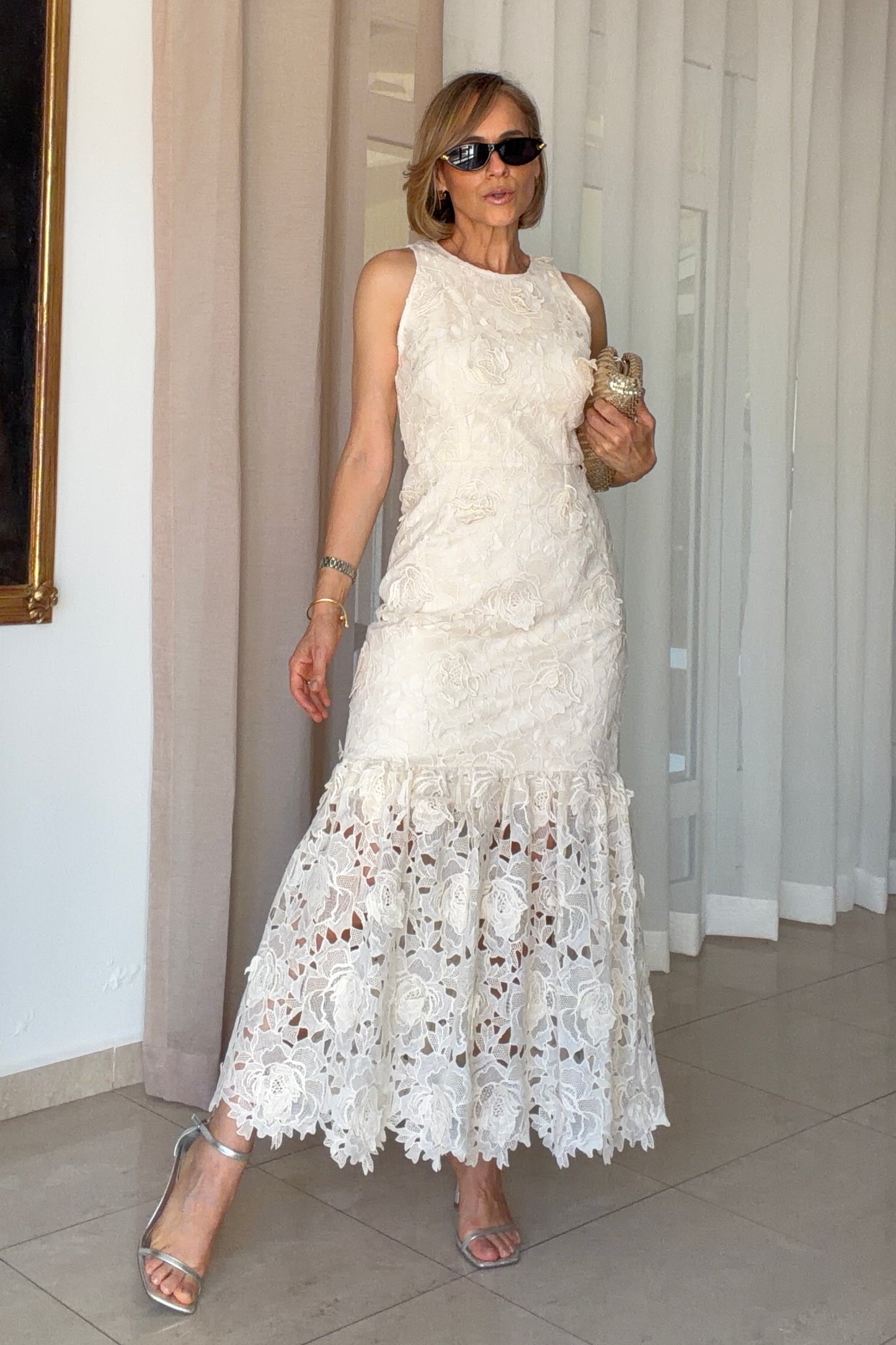 VESTIDO CROCHET MIDI