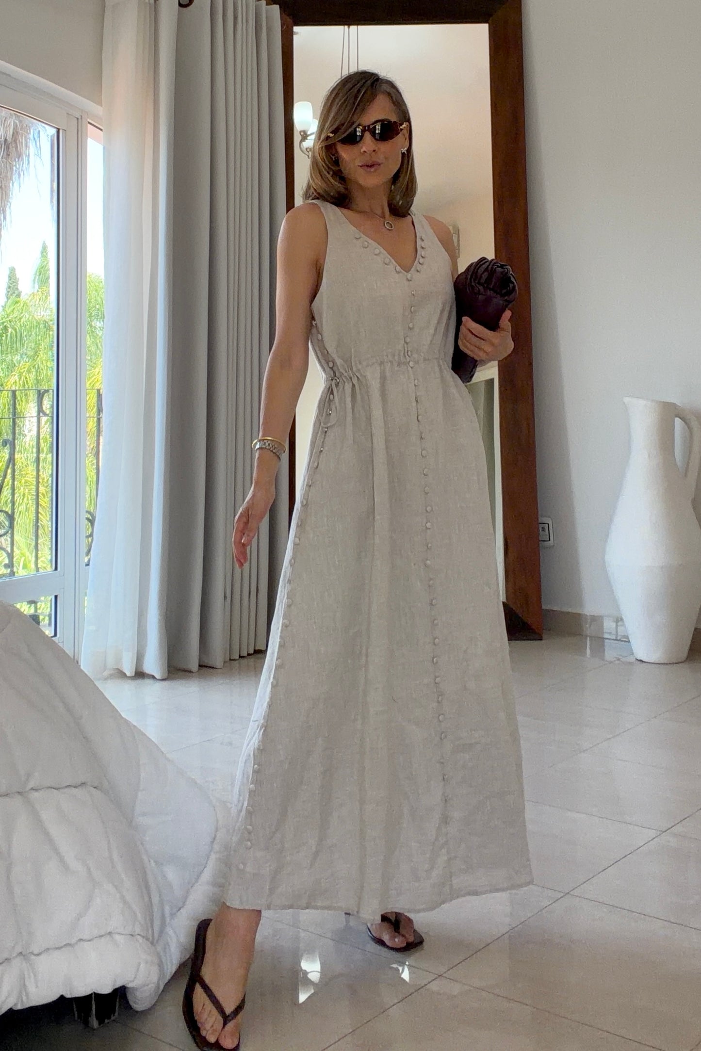 VESTIDO BOTONES