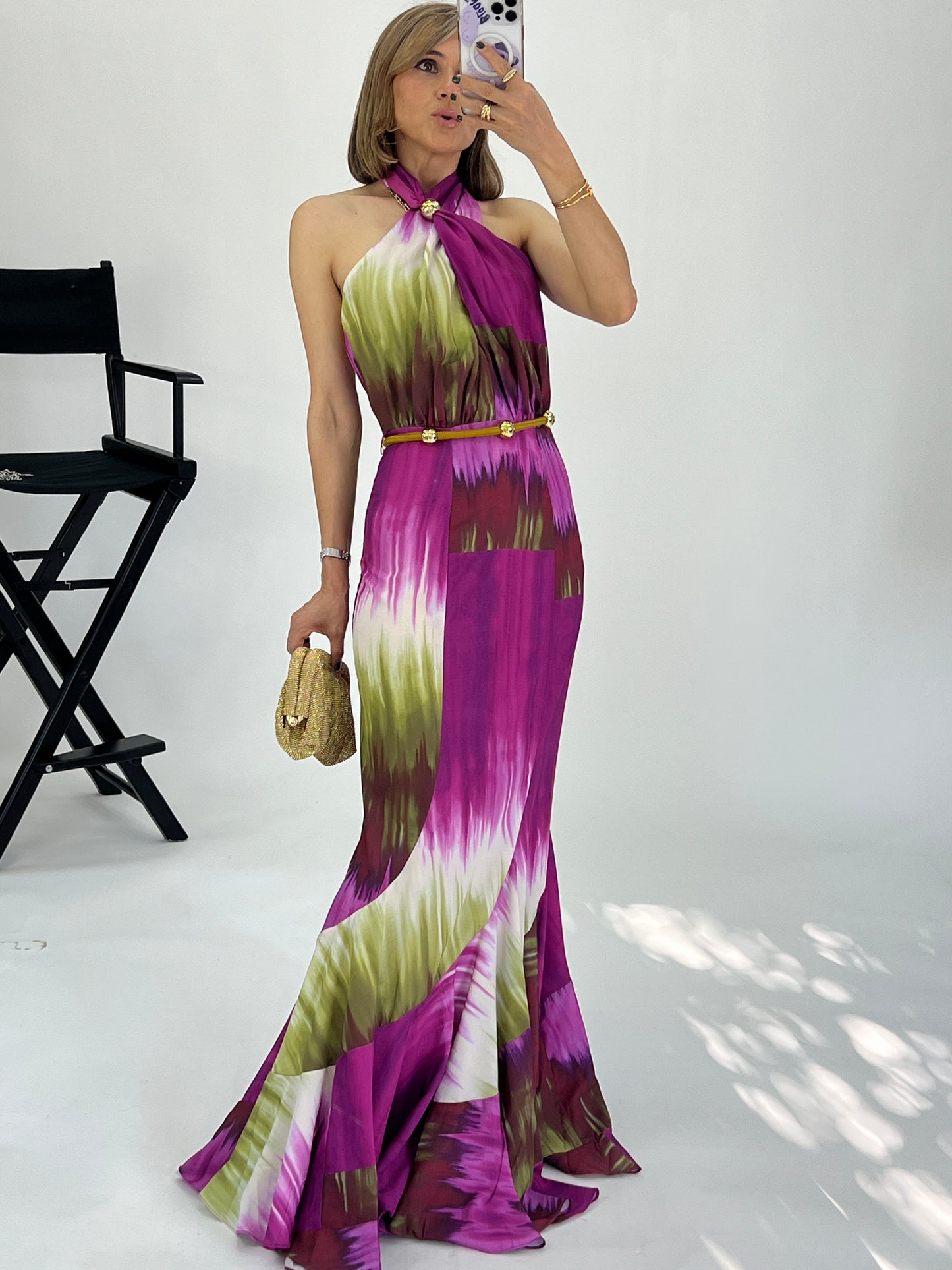 VESTIDO HALTER & CINTO