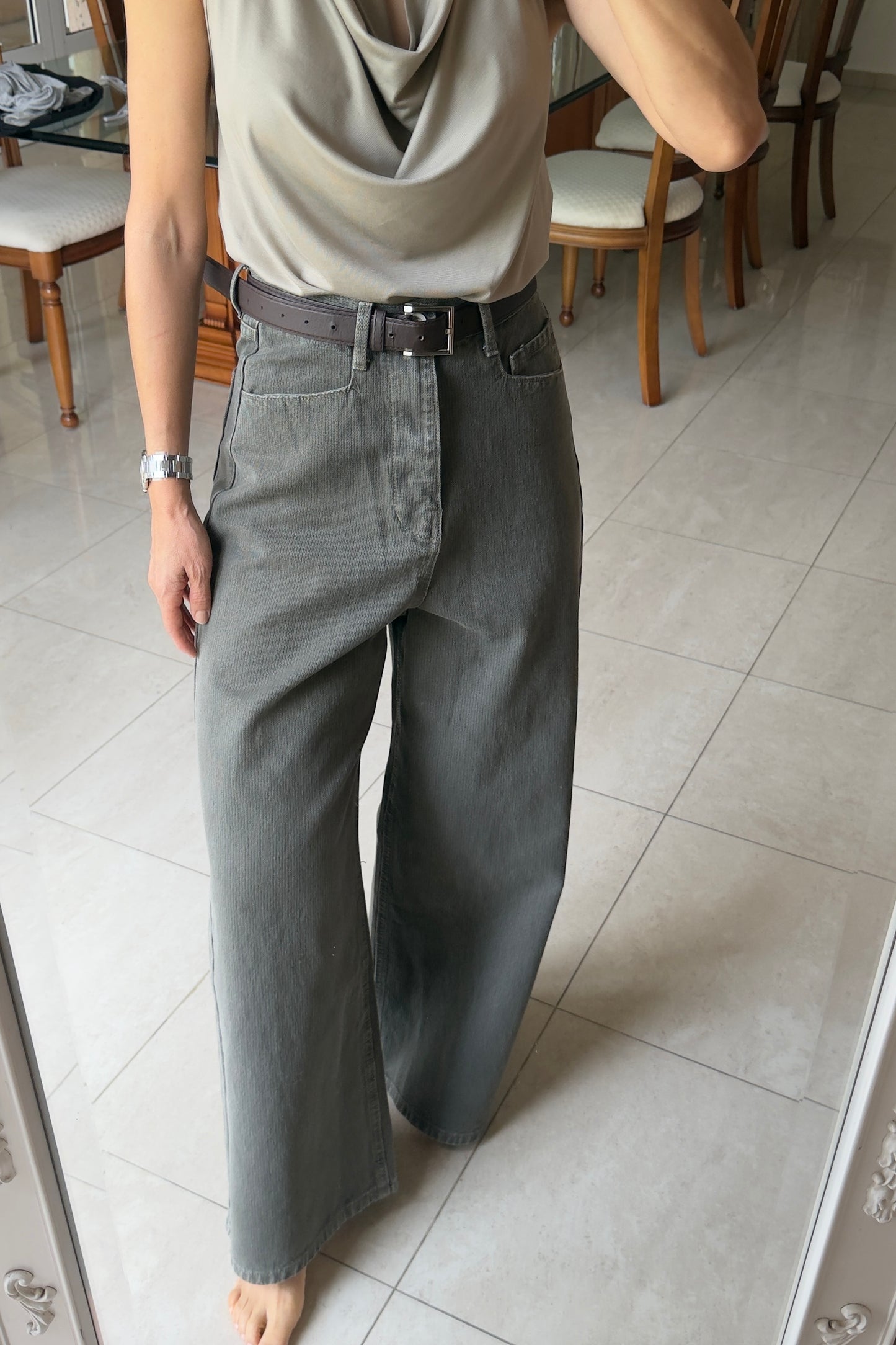JEANS TEXTURA & CINTO