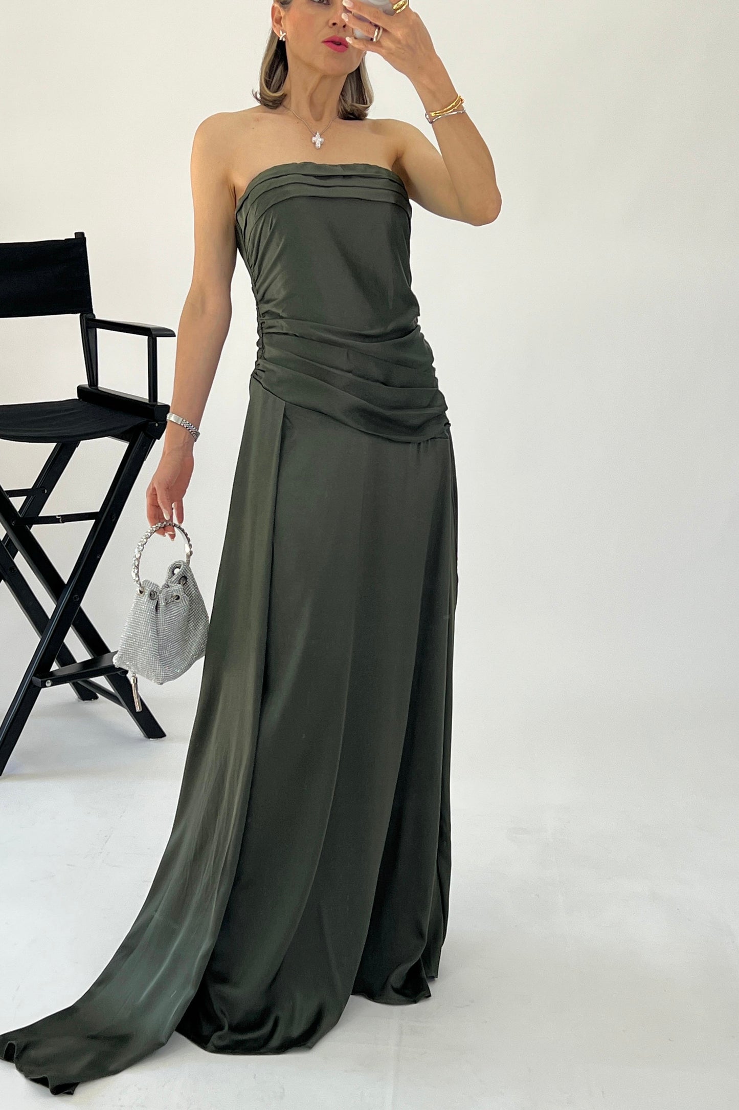 VESTIDO TIRAS EN CADERA
