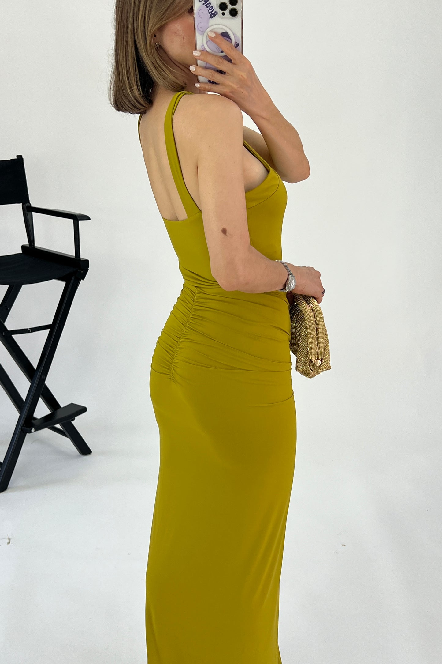 VESTIDO CUELLO CRUZADO