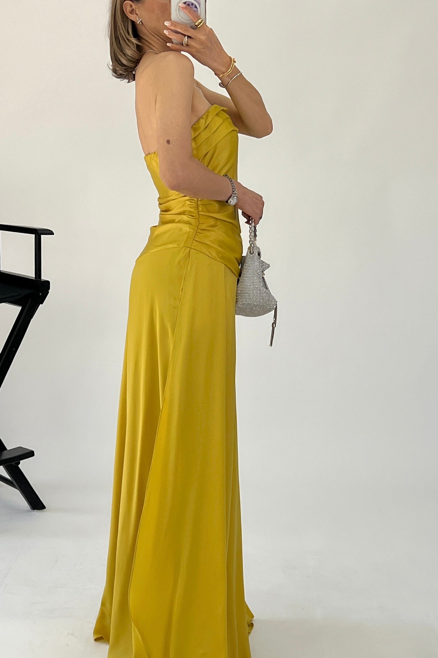 VESTIDO TIRAS EN CADERA