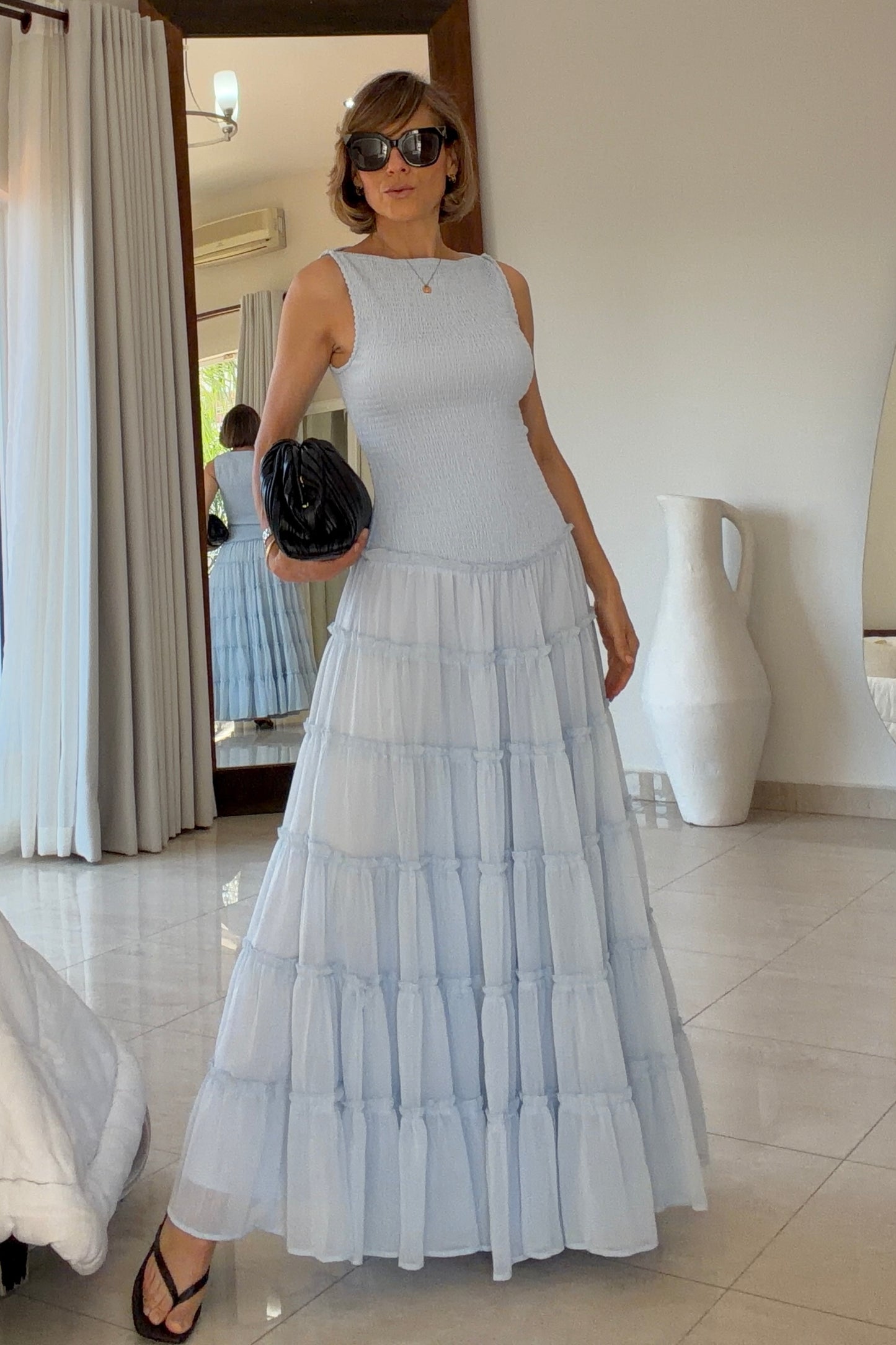 VESTIDO BUSTO FRUNCIDO