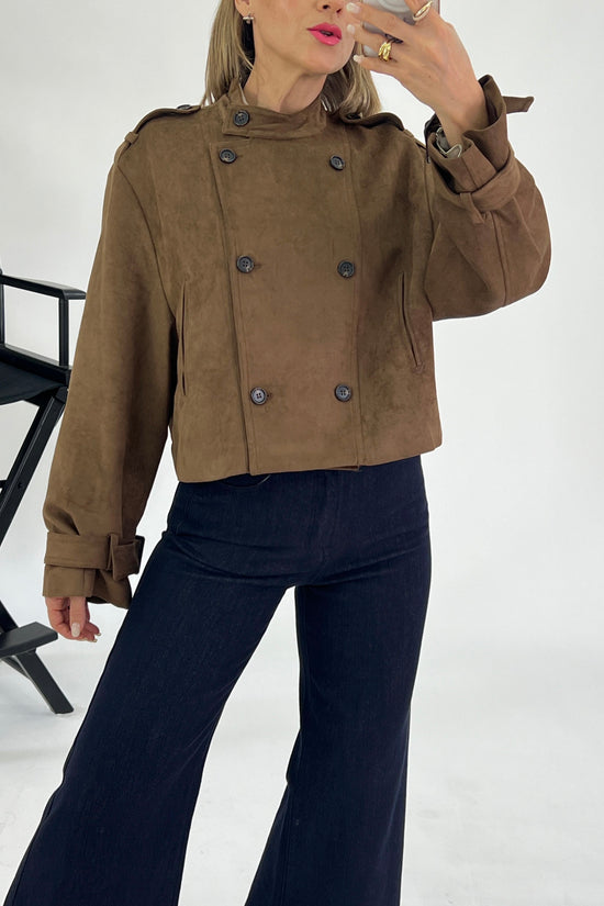 CHAQUETA GAMUZA & BOTONES