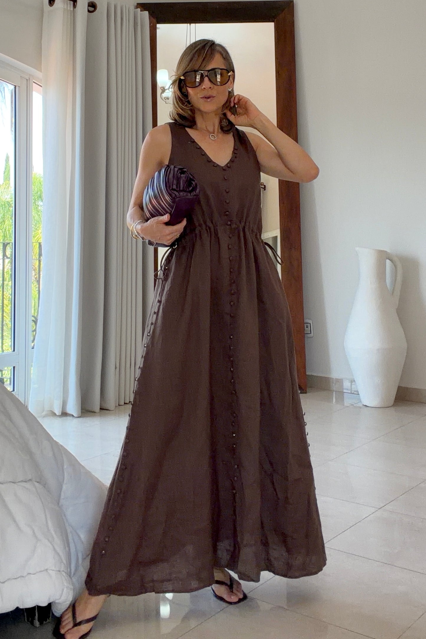 VESTIDO BOTONES