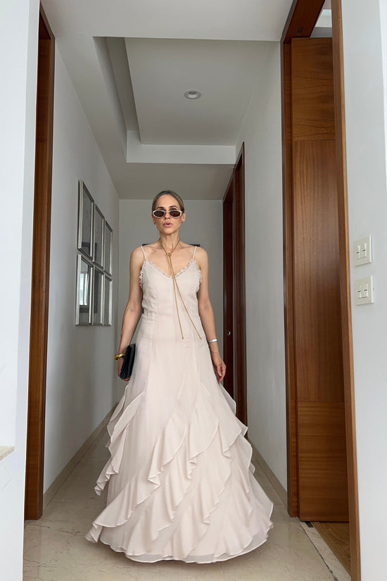 VESTIDO DETALLE OLANES