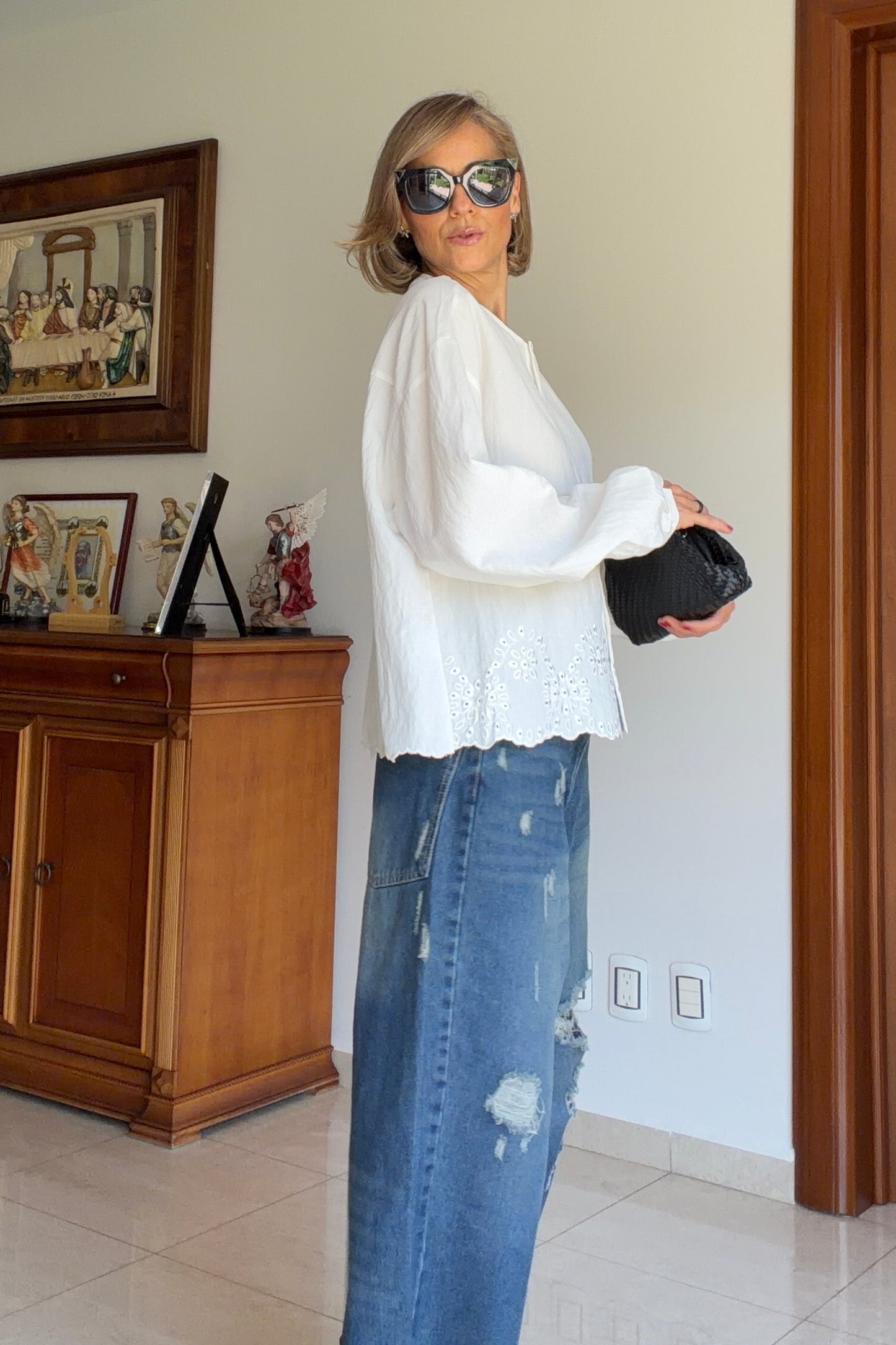 BLUSA DISEÑO BORDADO