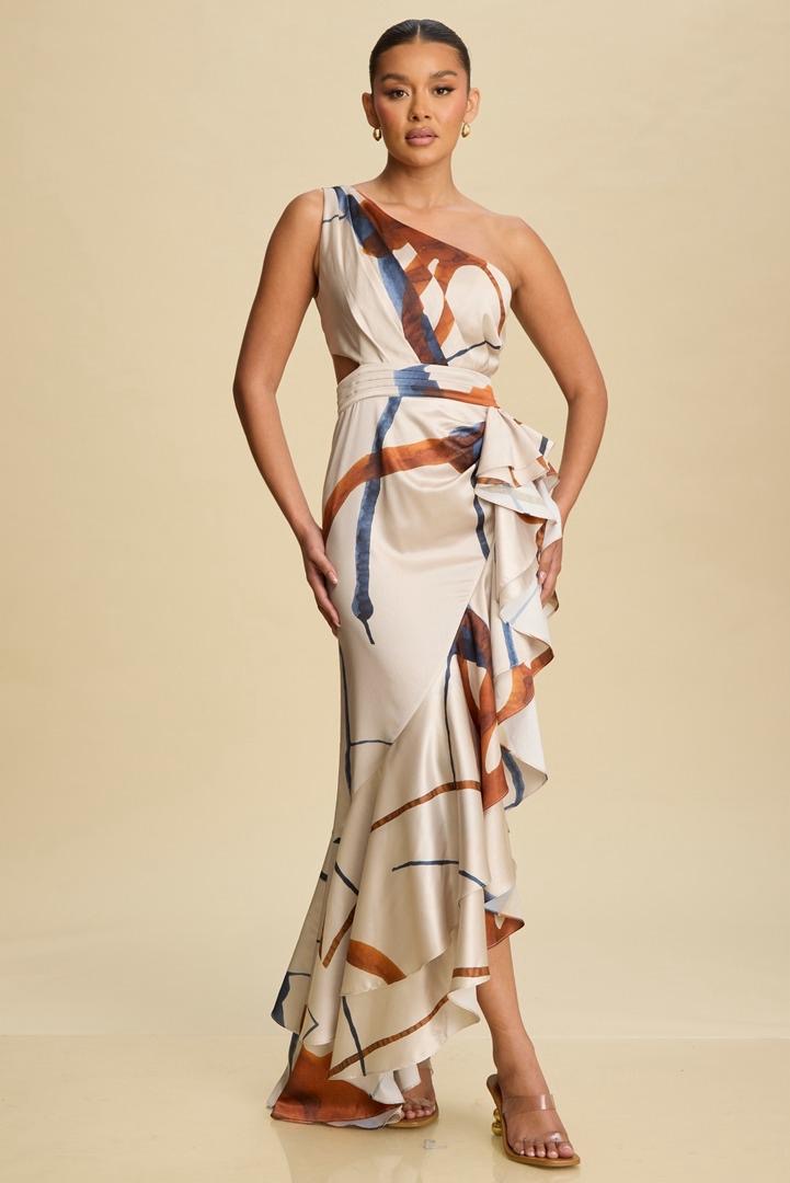 VESTIDO ASIMETRICO