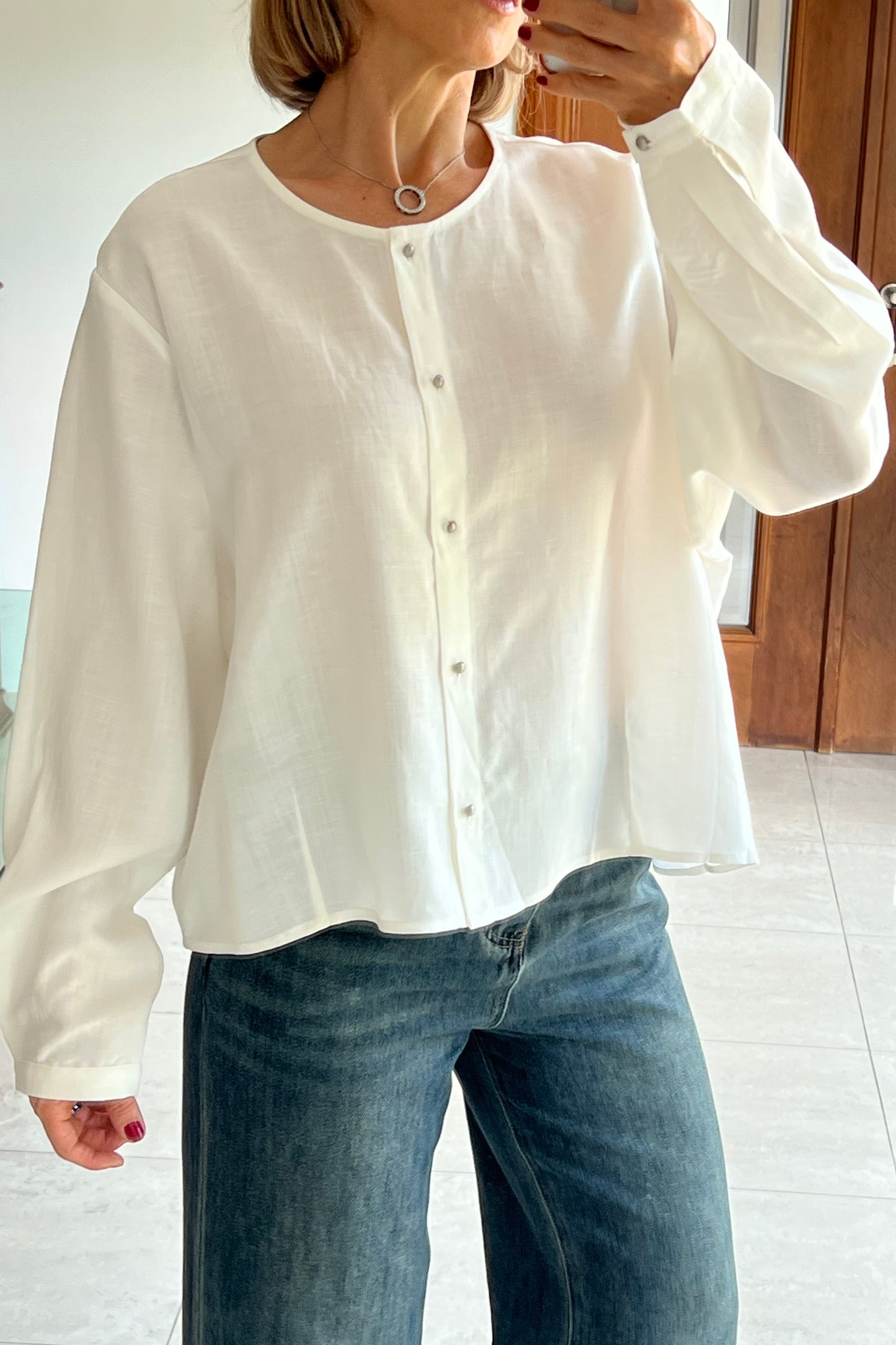BLUSA CUELLO REDONDO