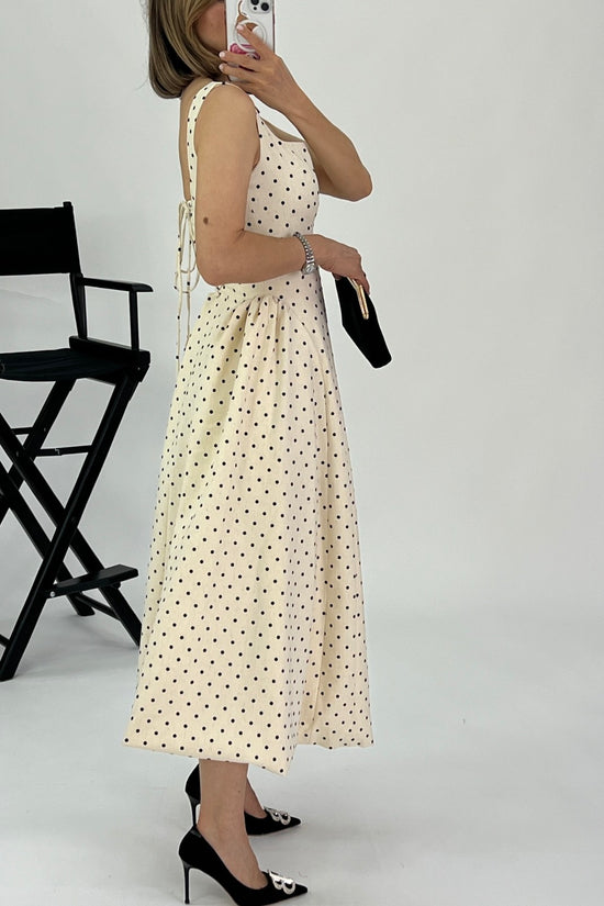 VESTIDO PUNTOS & CORSET