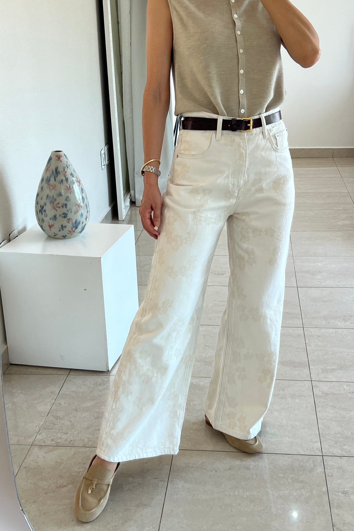 JEANS TEXTURA EN TELA