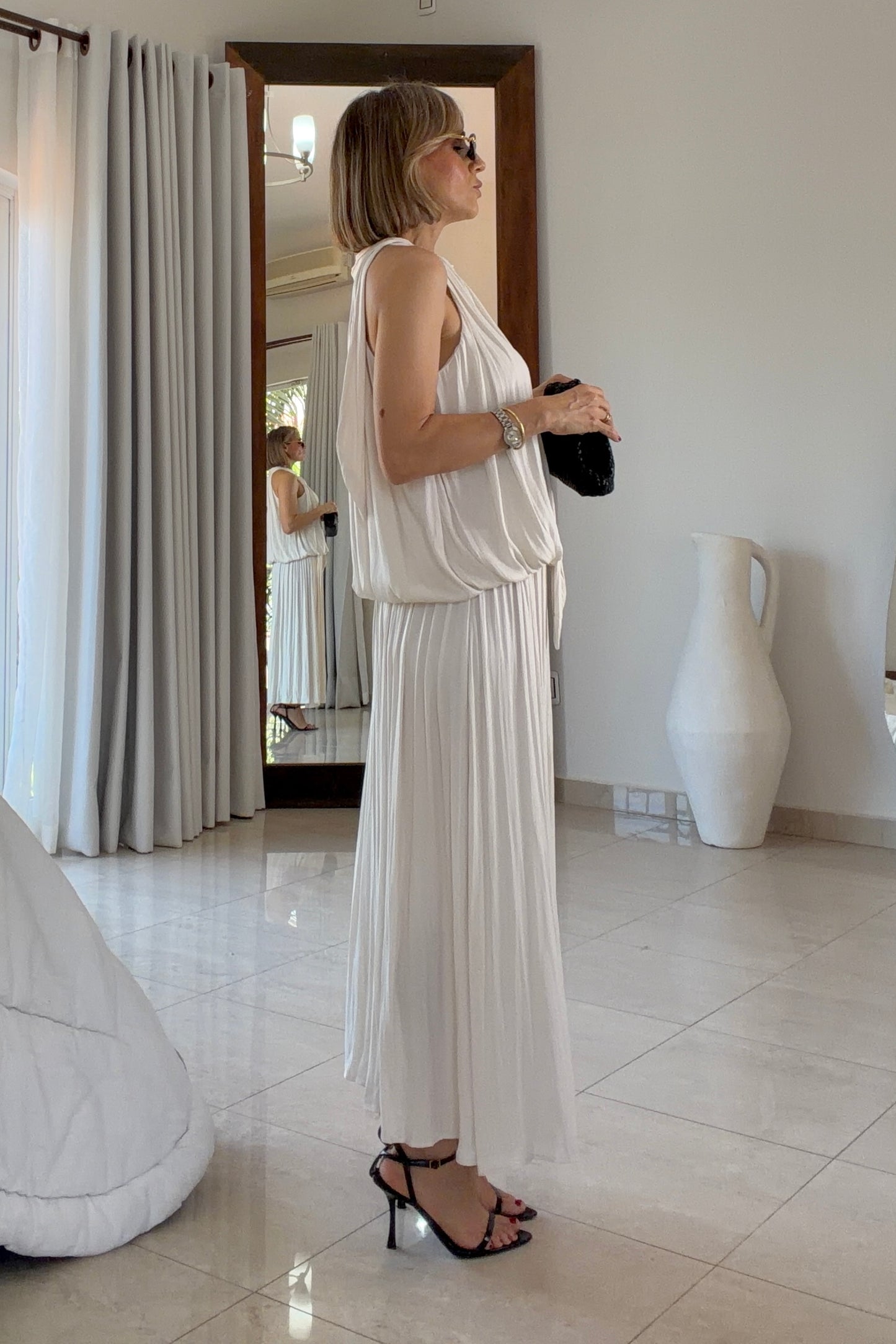 BLUSA SATINADA
