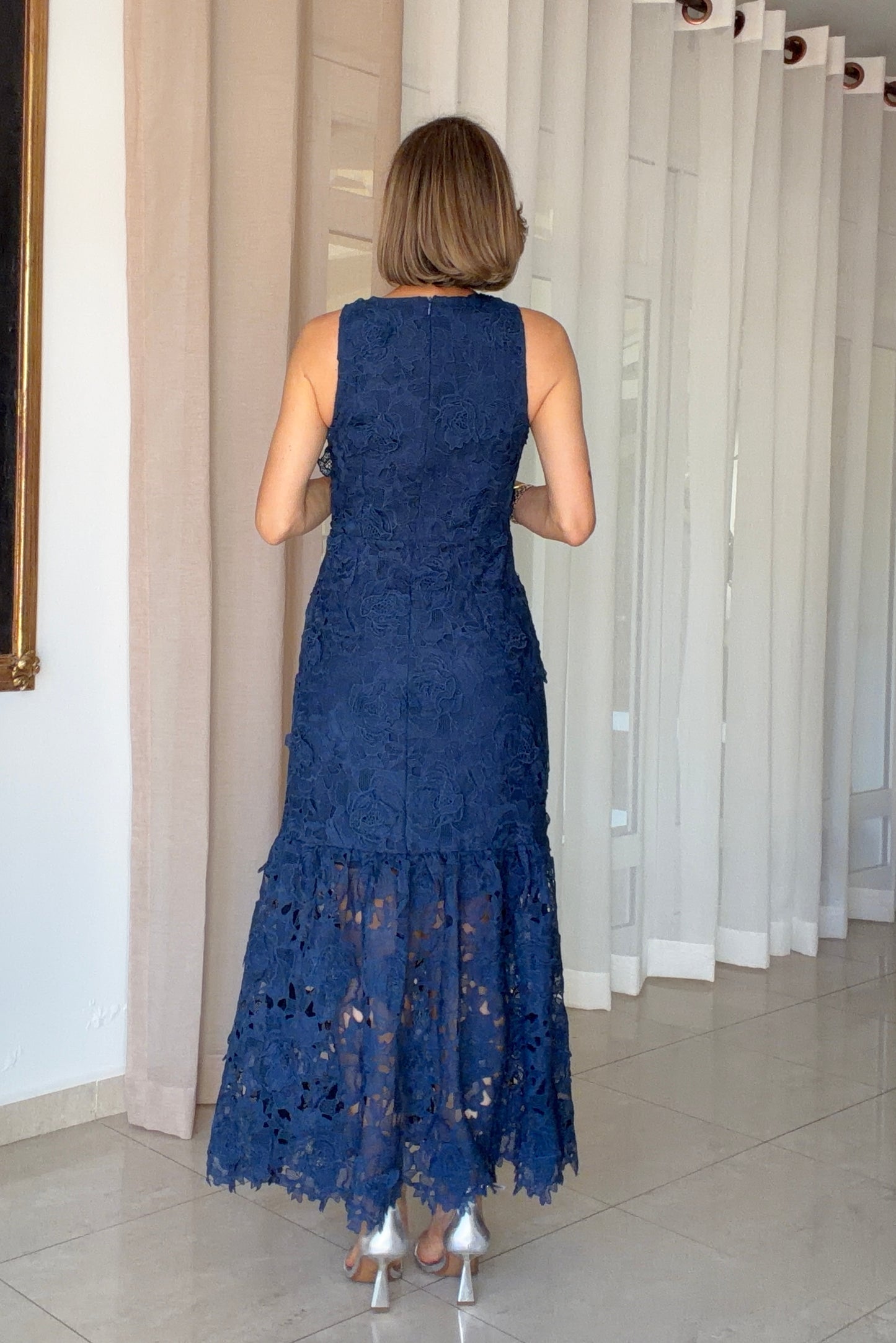 VESTIDO CROCHET MIDI