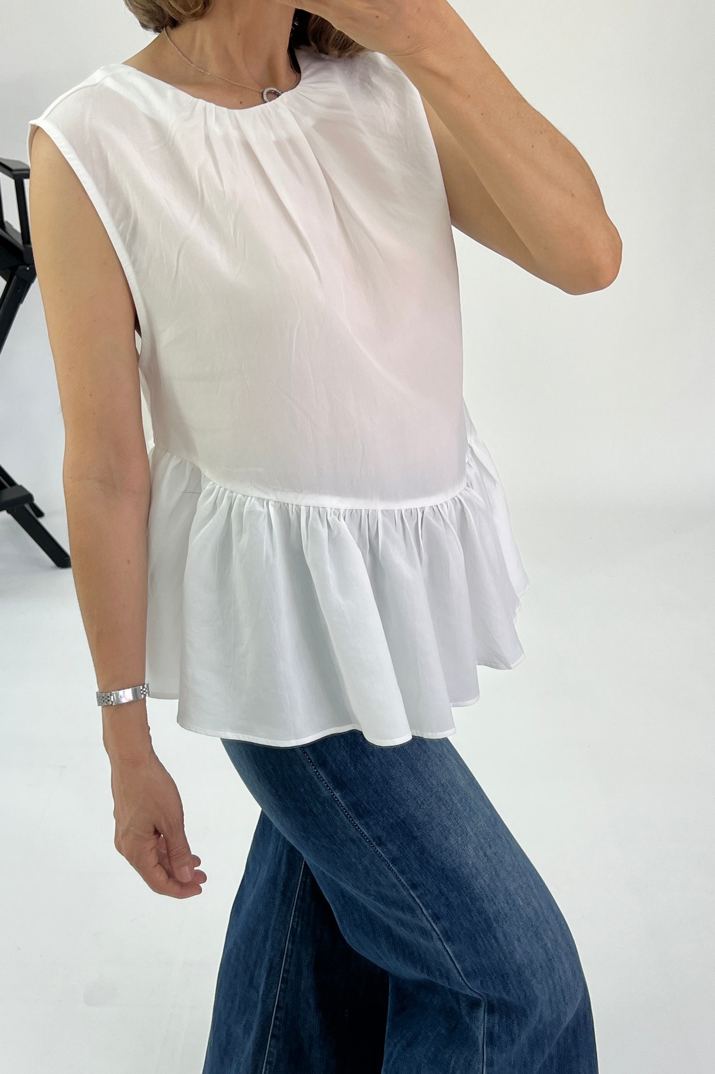 BLUSA BAJO IRREGULAR
