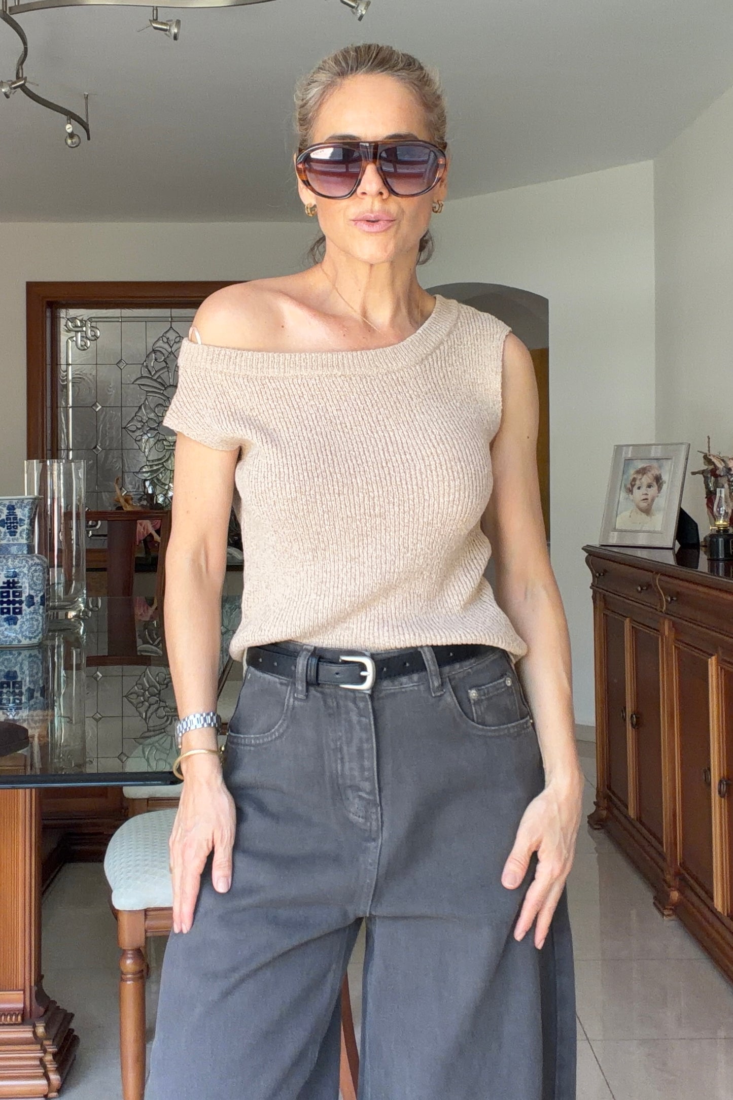 BLUSA HOMBROS ASIMETRICOS