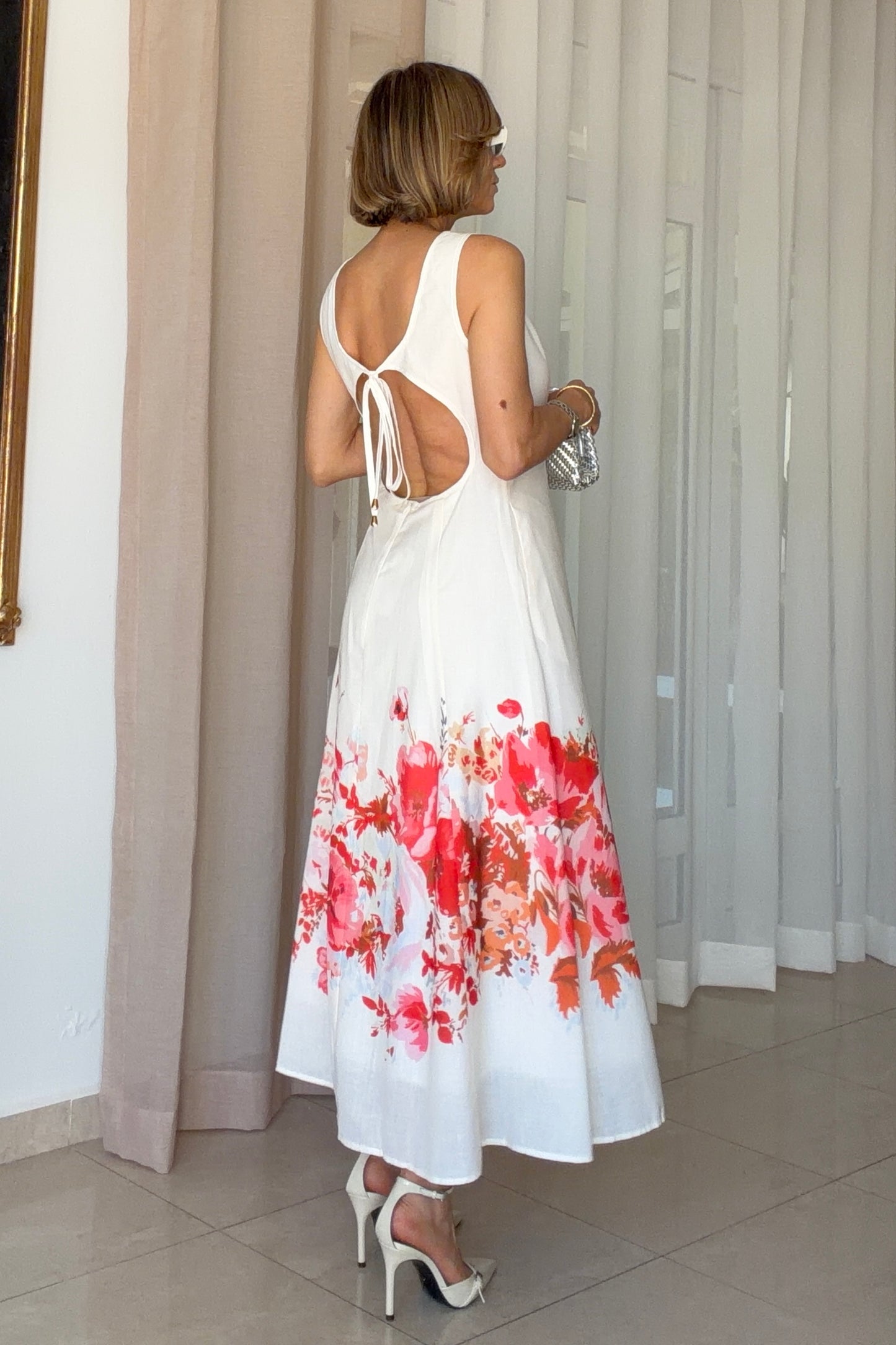 VESTIDO FLORES ESTAMPADO