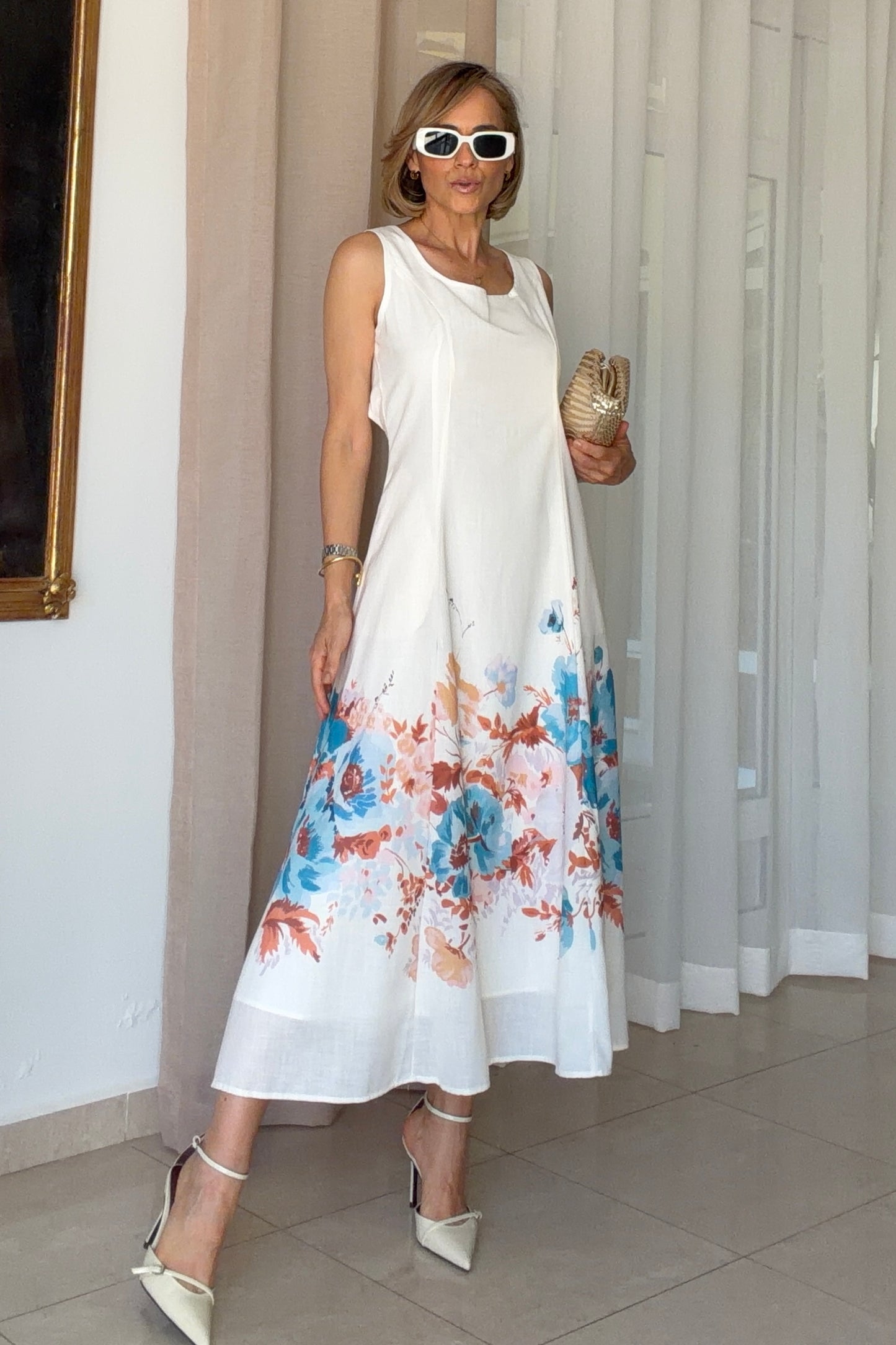 VESTIDO FLORES ESTAMPADO