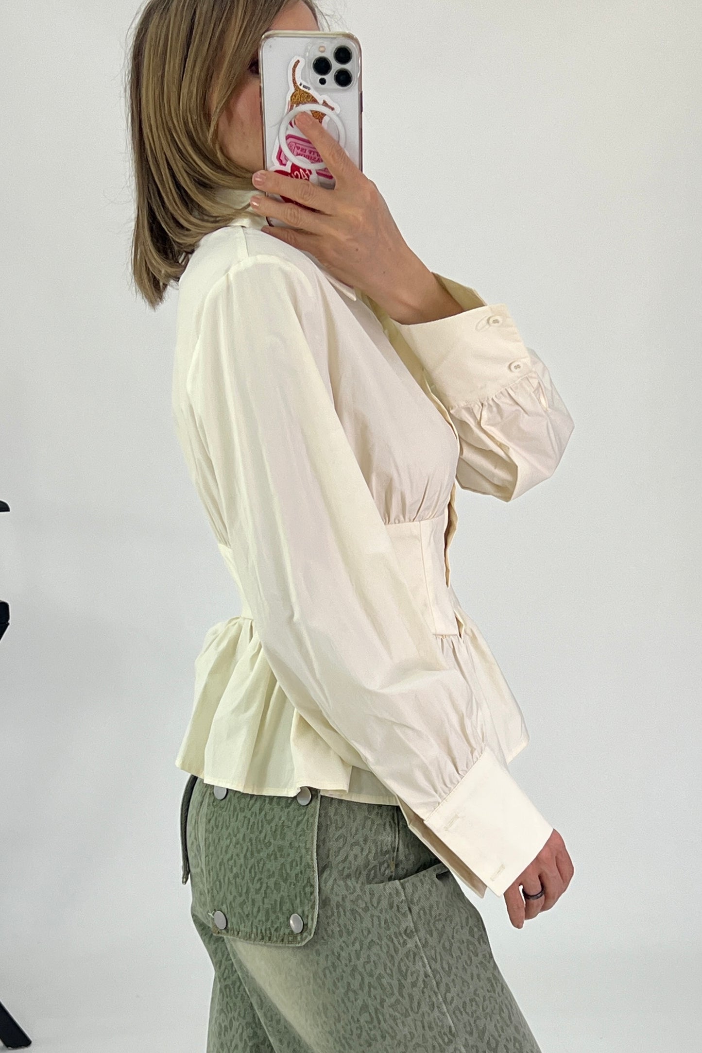 BLUSA CINTURA AJUSTADA