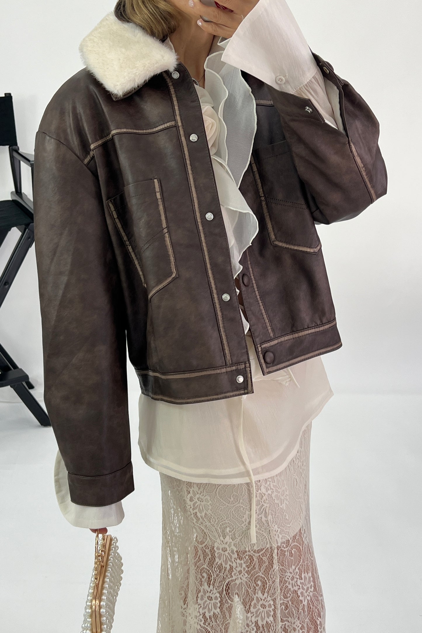 VINTAGE EFFECT JACKET