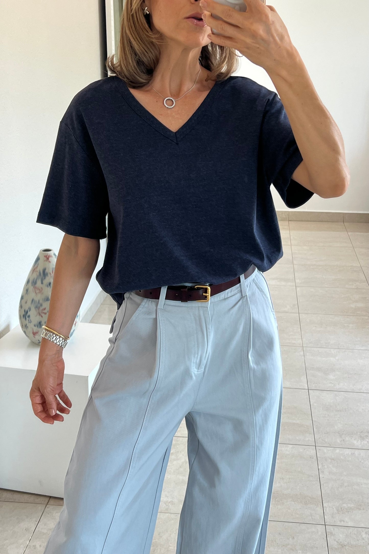 PLAYERA CUELLO V