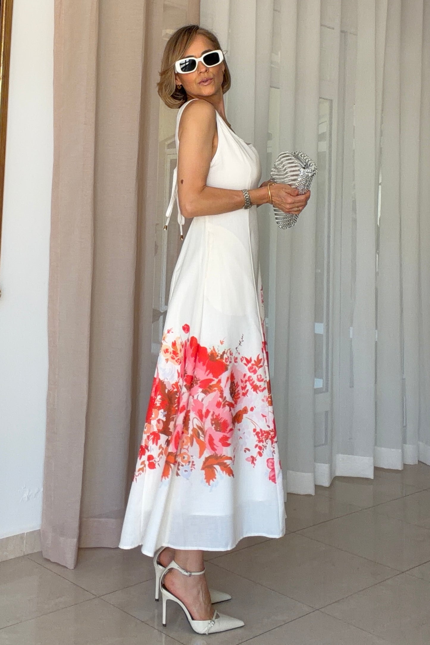 VESTIDO FLORES ESTAMPADO