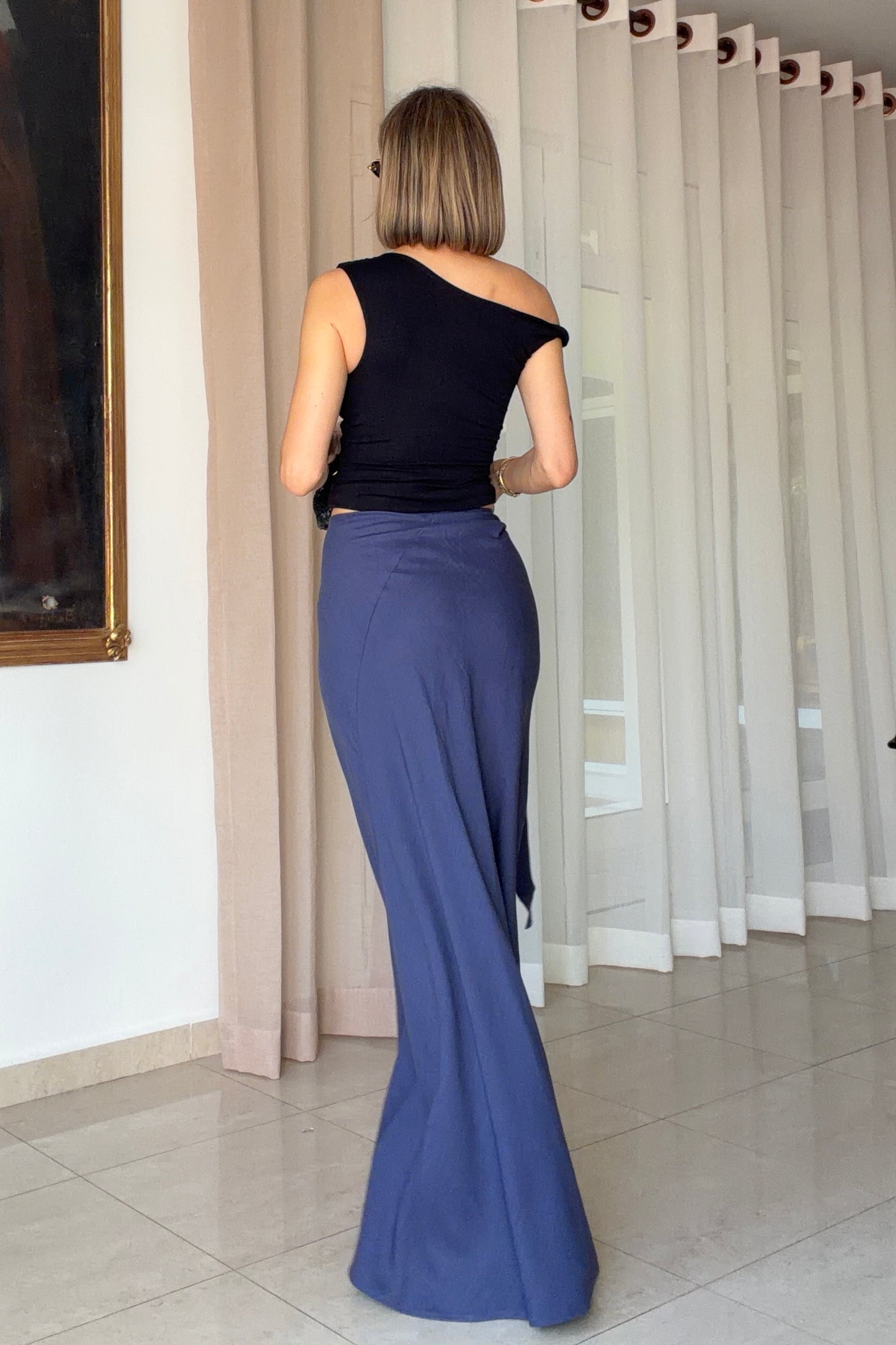 FALDA ANUDADO