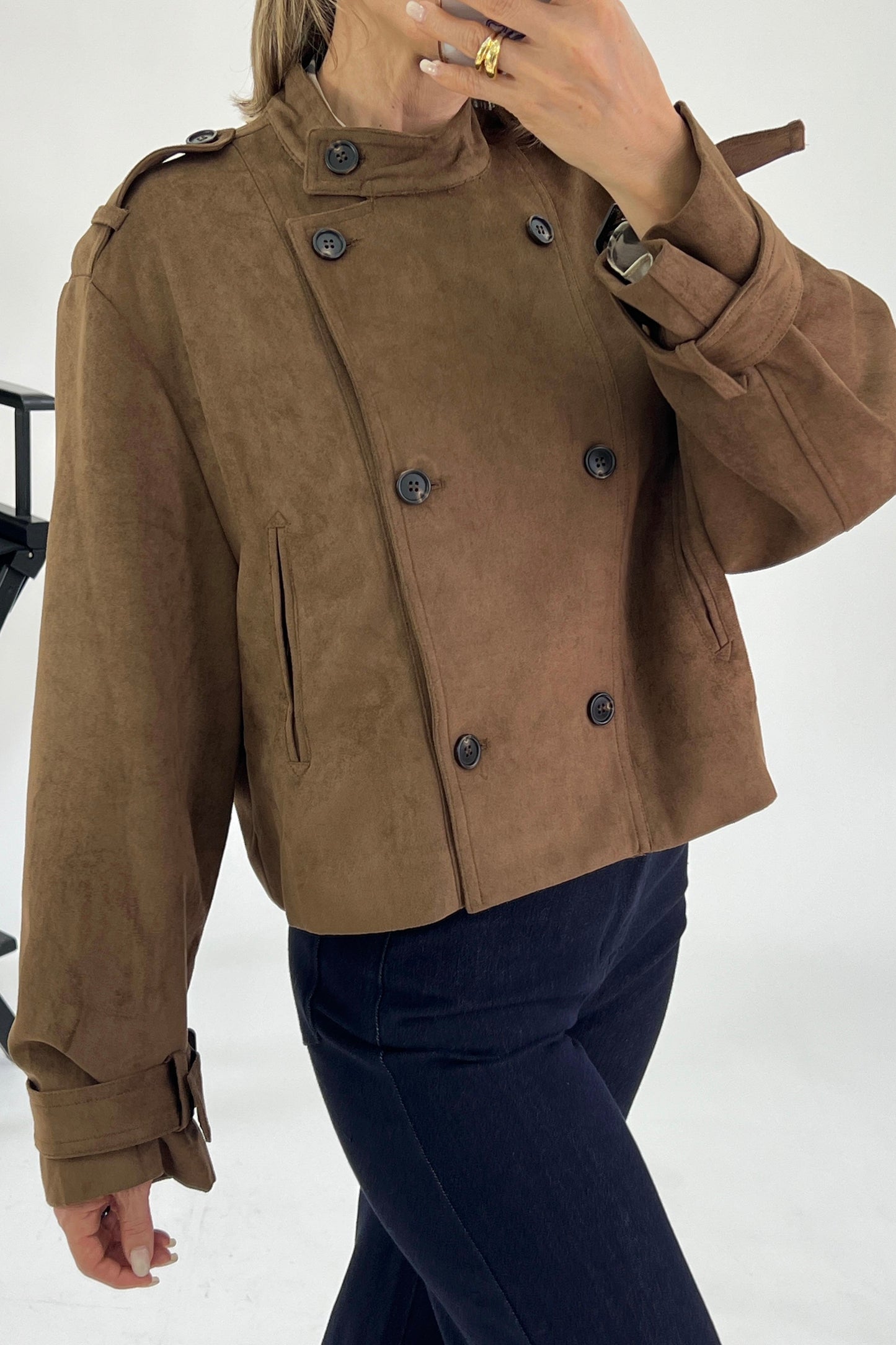 CHAQUETA GAMUZA & BOTONES