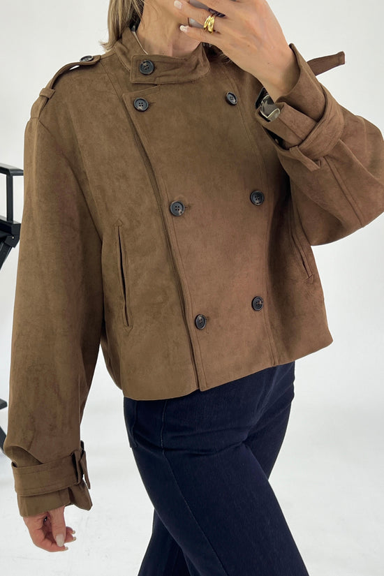 CHAQUETA GAMUZA & BOTONES