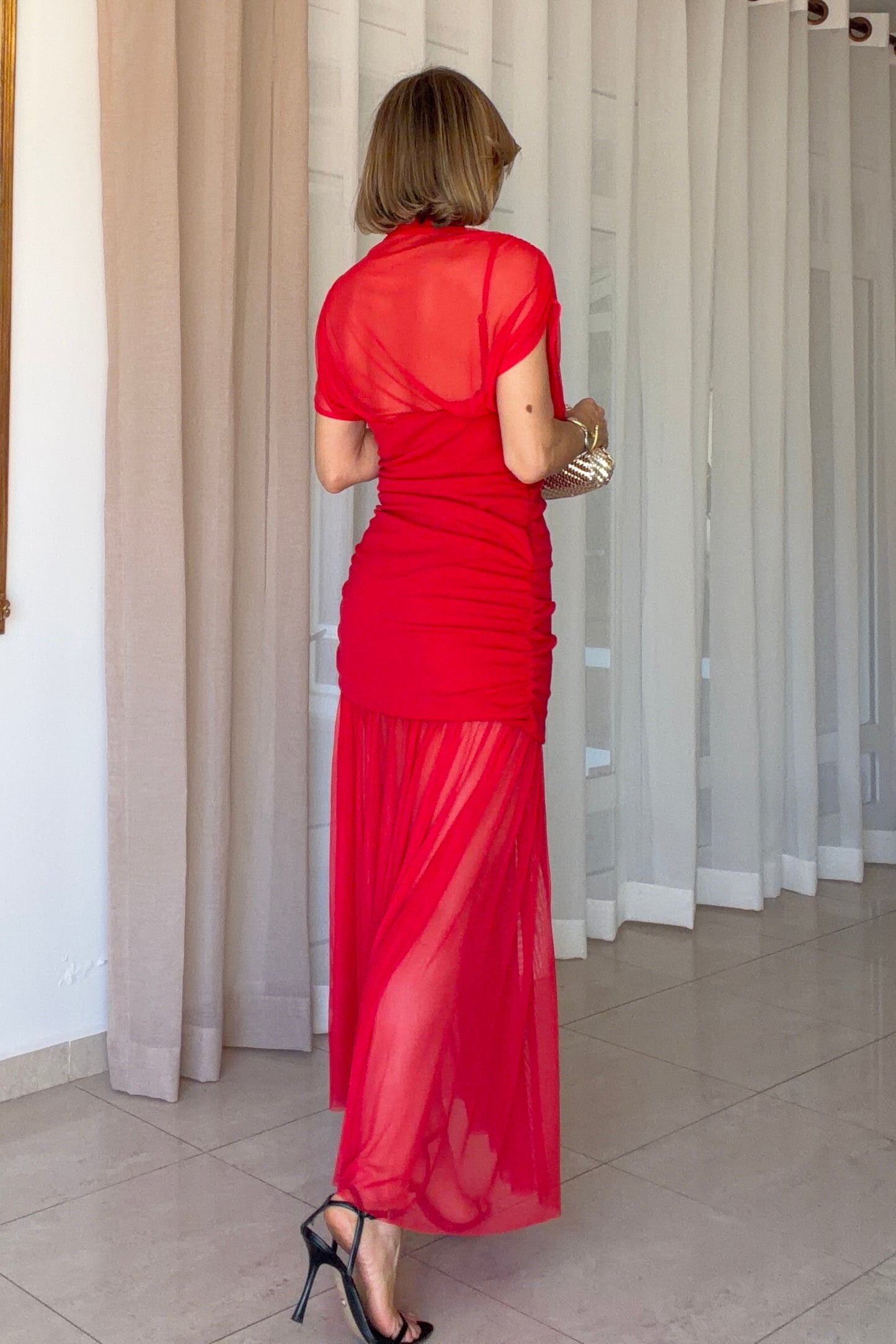 VESTIDO TRANSPARENCIAS