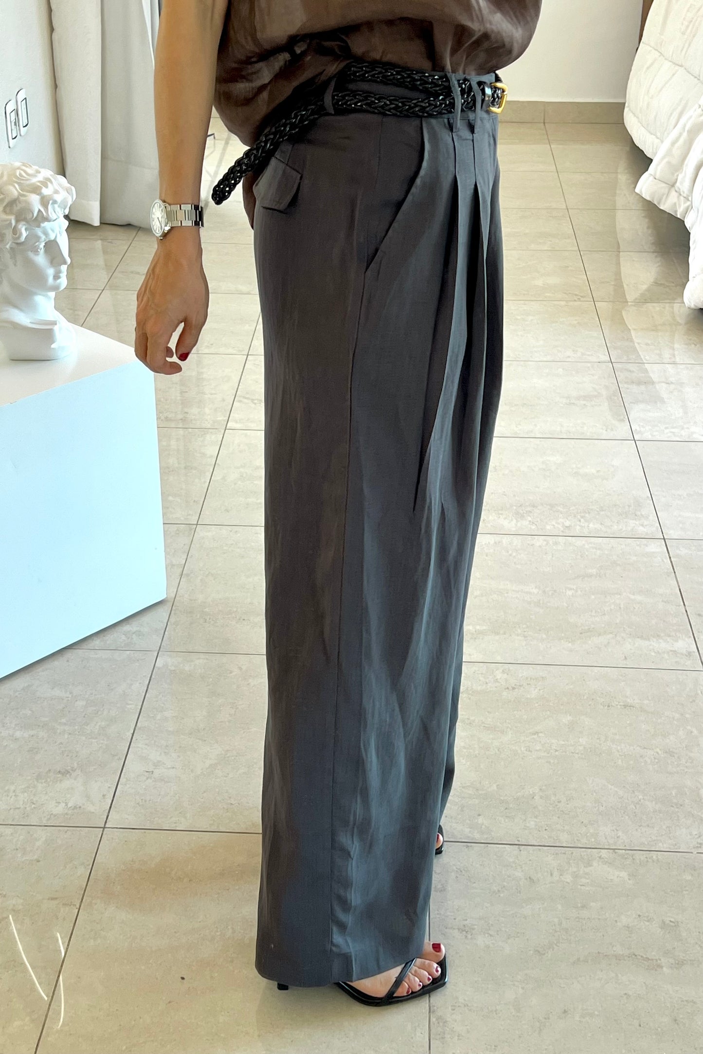 PANTALON CINTO TRENZADO