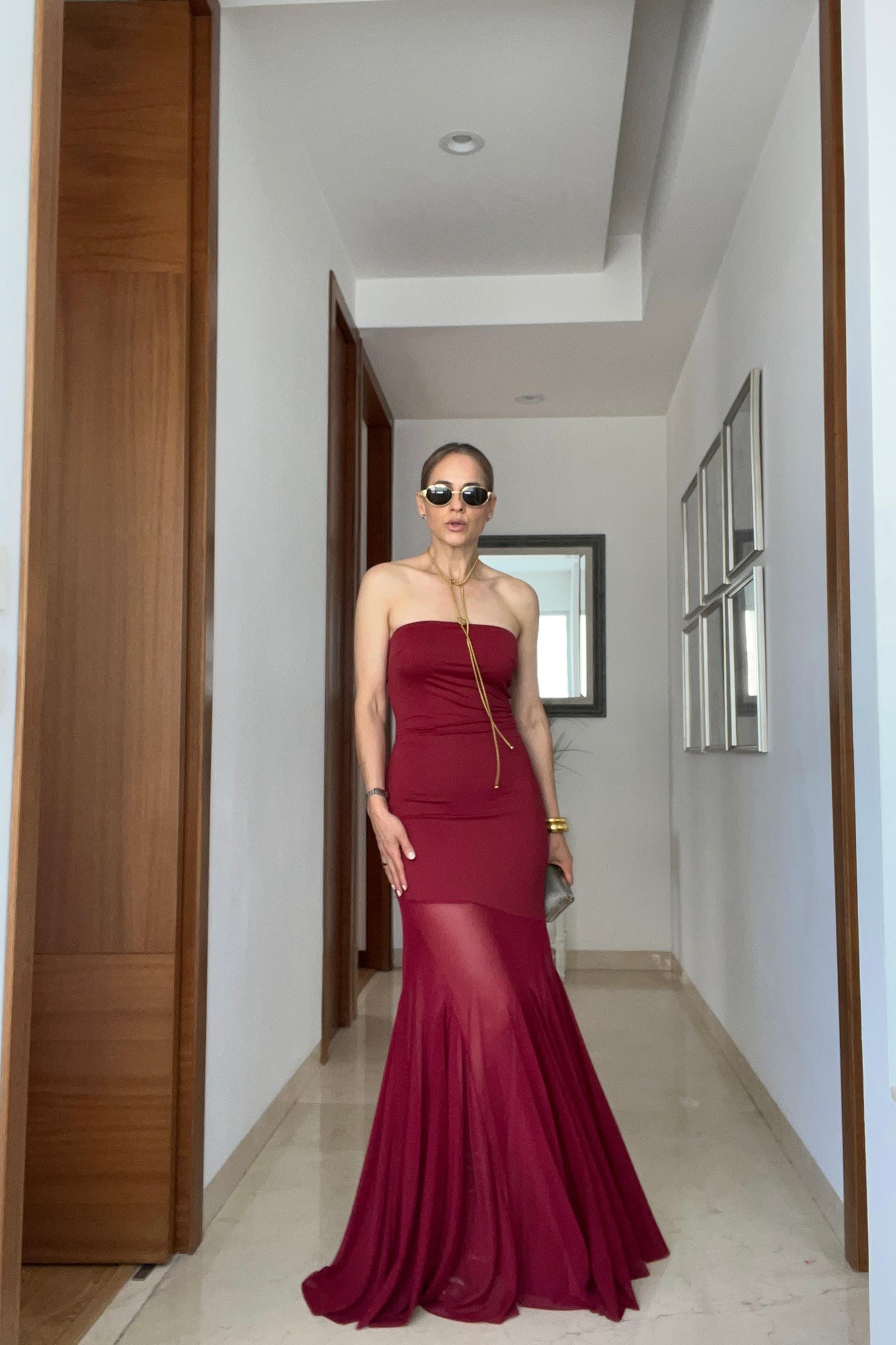 VESTIDO BAJO MESH