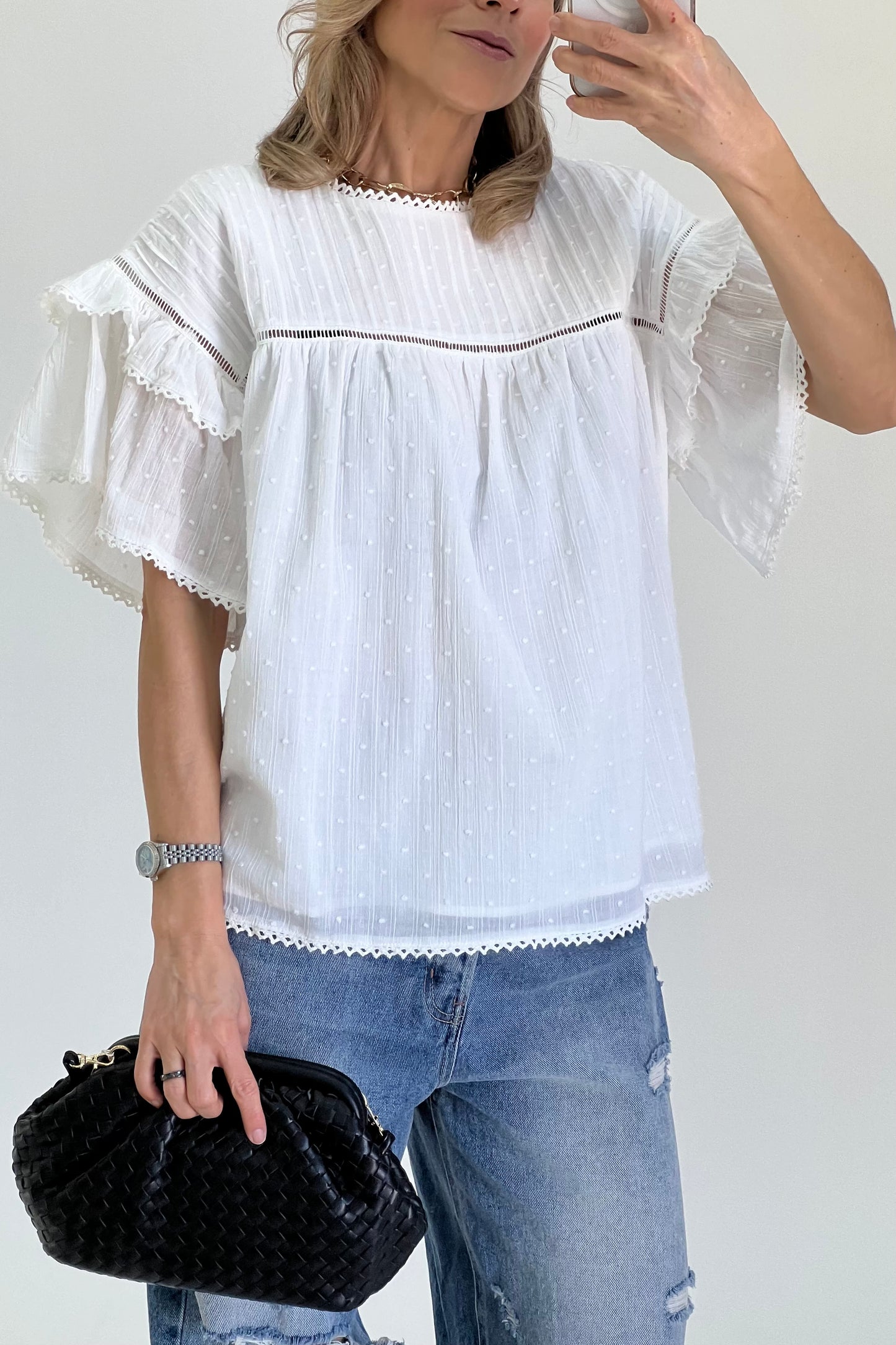 BLUSA DETALLE PUNTOS