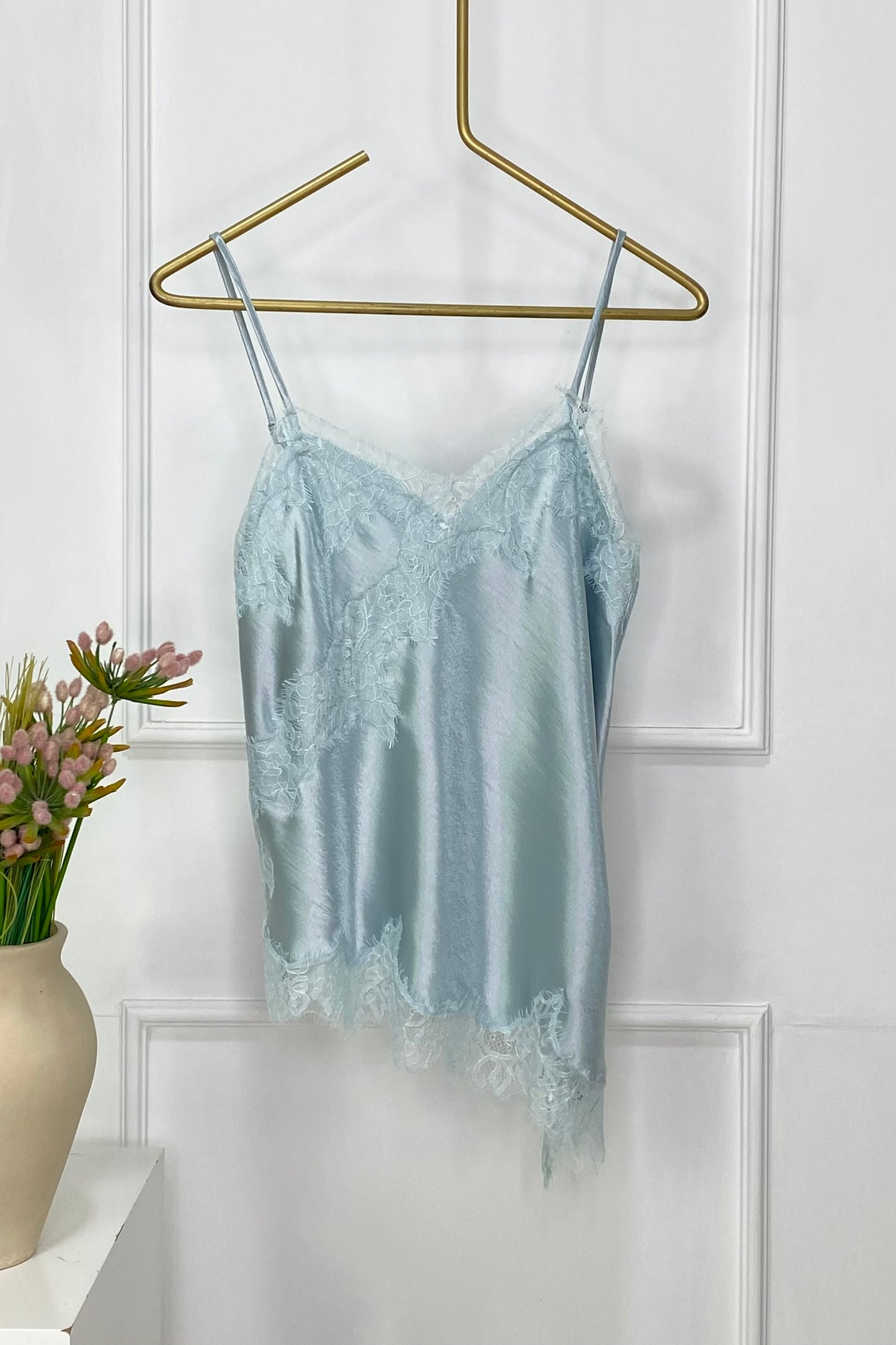 BLUSA SATIN & ENCAJE