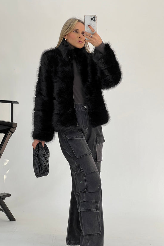 FAUX FUR COAT