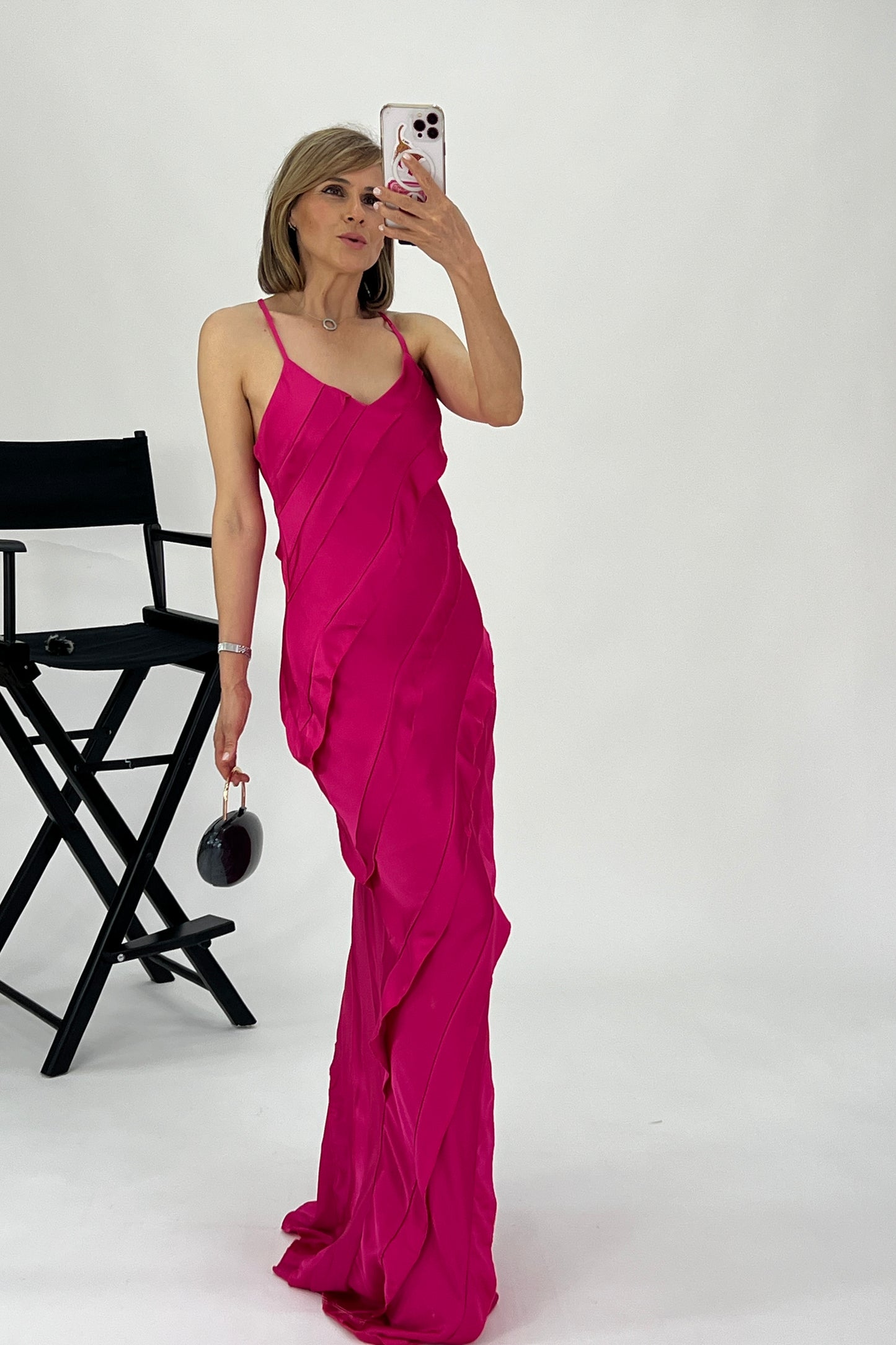 VESTIDO OLANES ASIMETRICOS