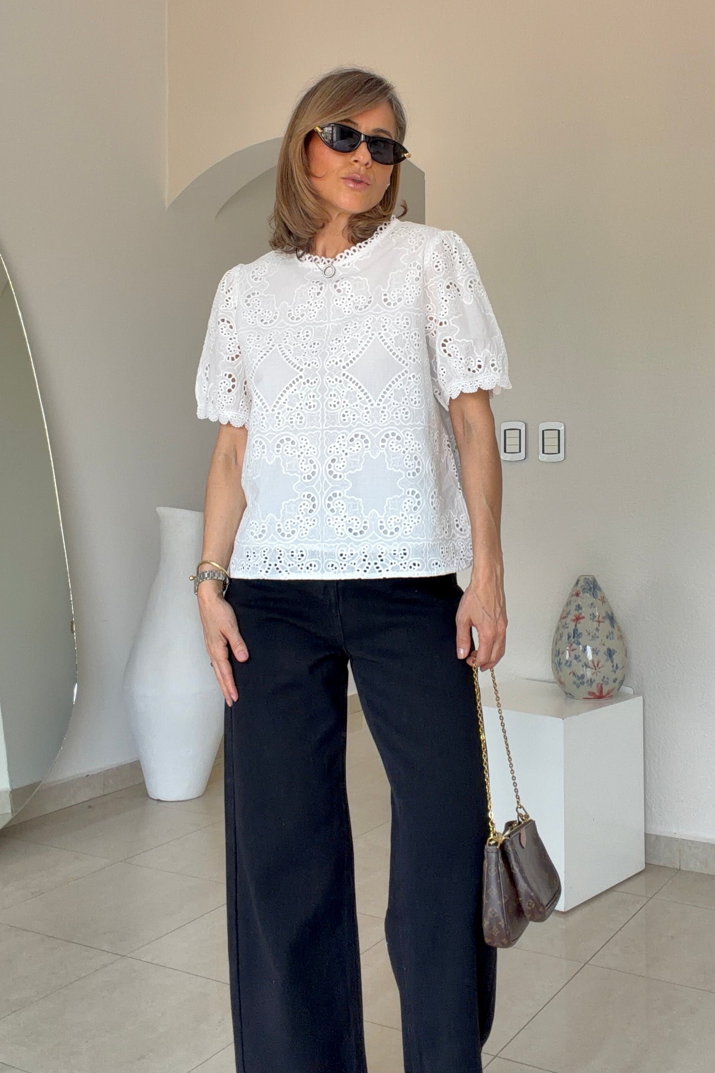 BLUSA ALGODON PICADO