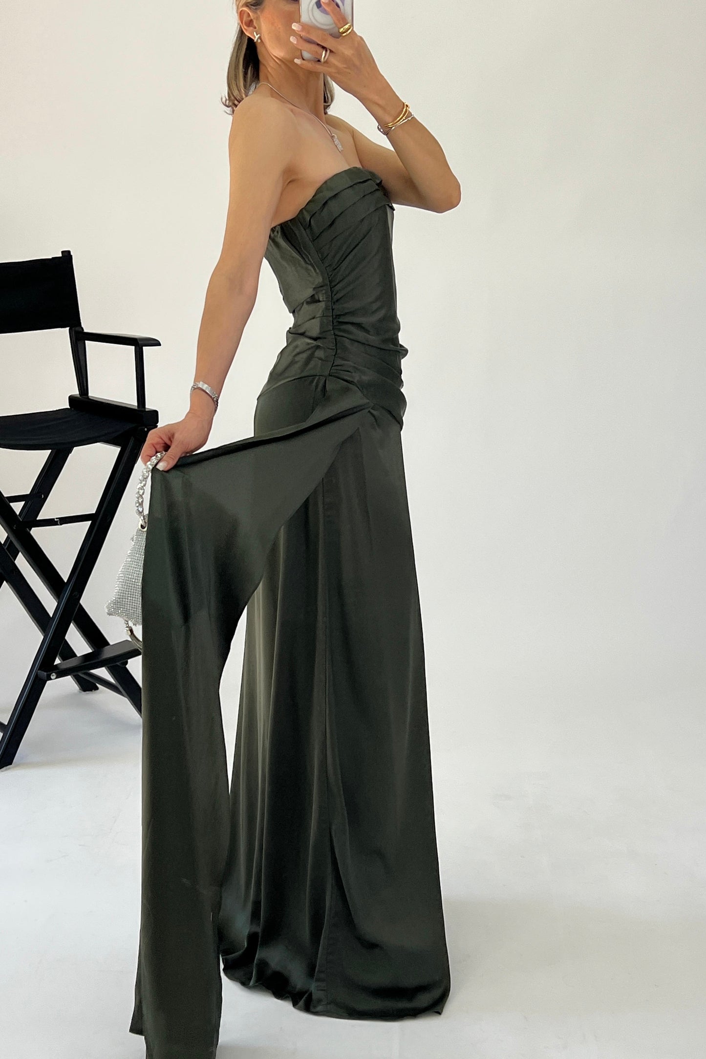 VESTIDO TIRAS EN CADERA