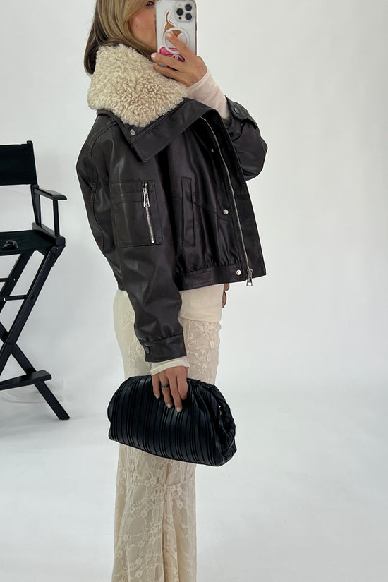 SHEEPSKIN-EFFECT JACKET