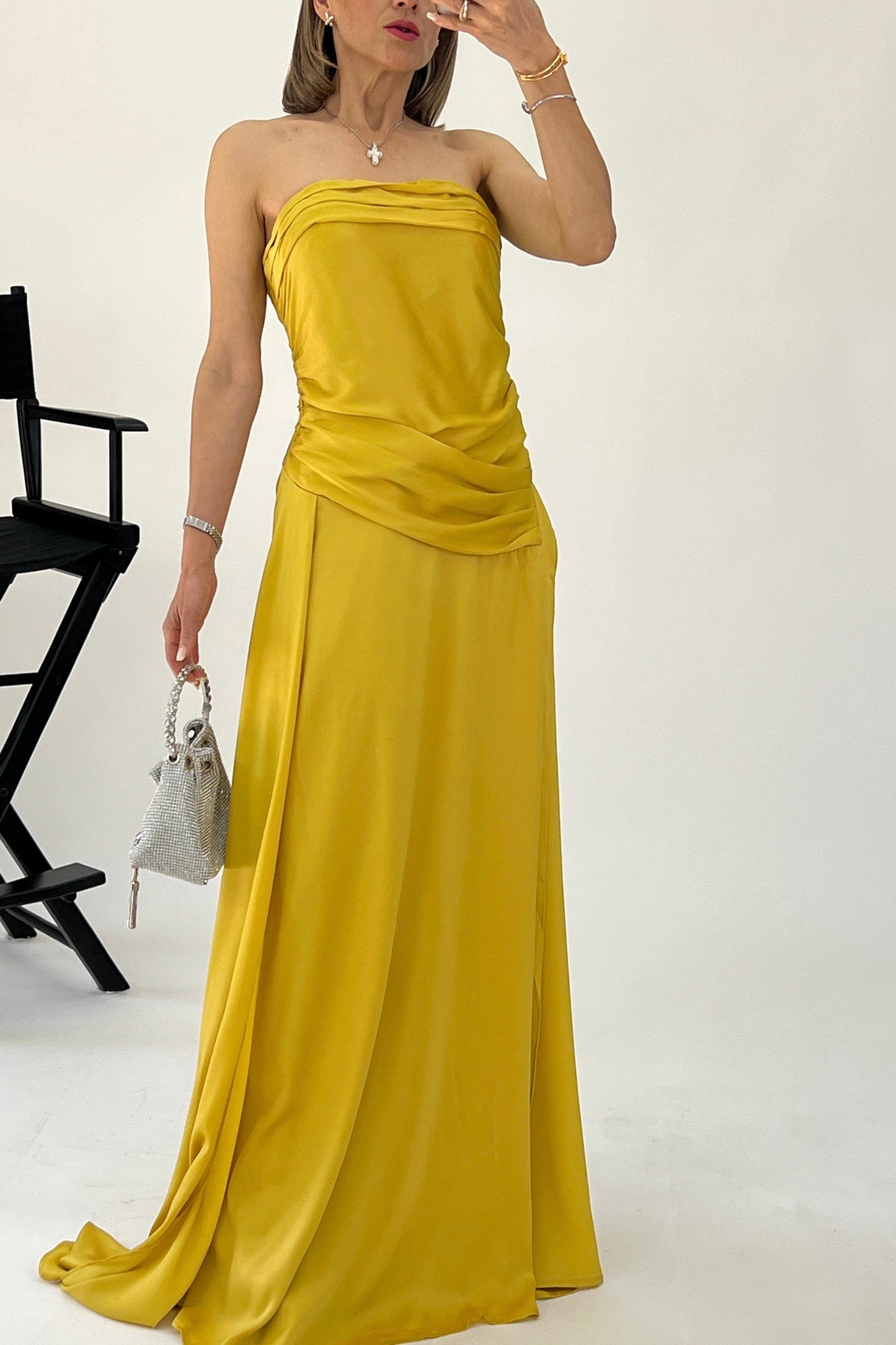 VESTIDO TIRAS EN CADERA