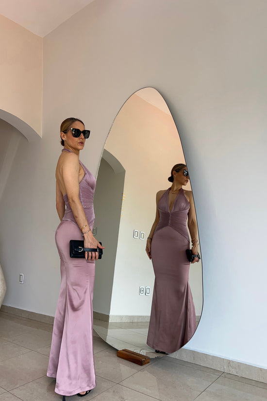 VESTIDO SATIN AL CUERPO