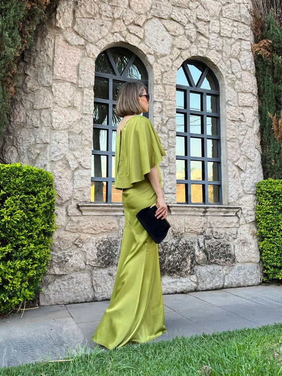 VESTIDO CAPA HOMBROS