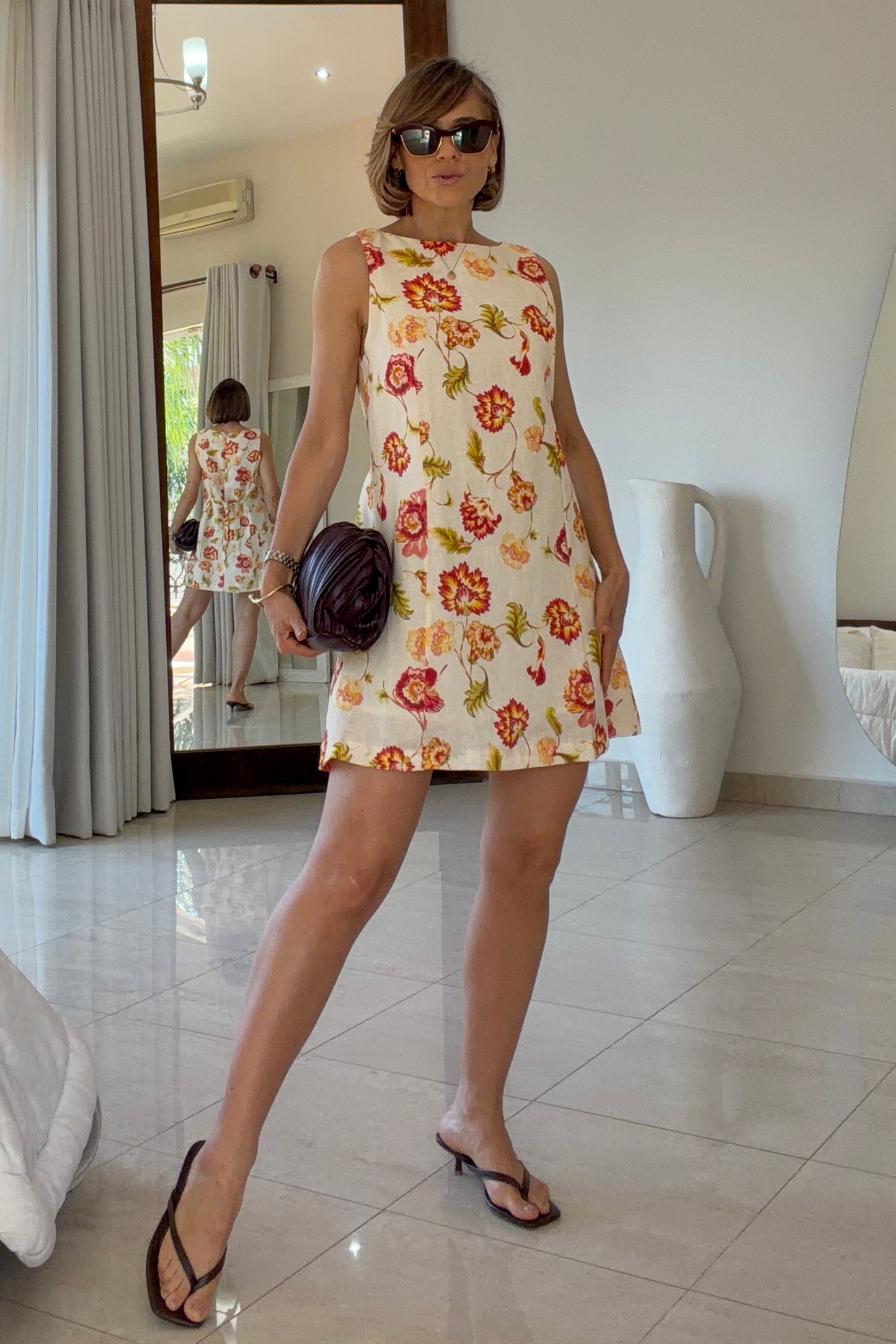 VESTIDO MINI FLORAL