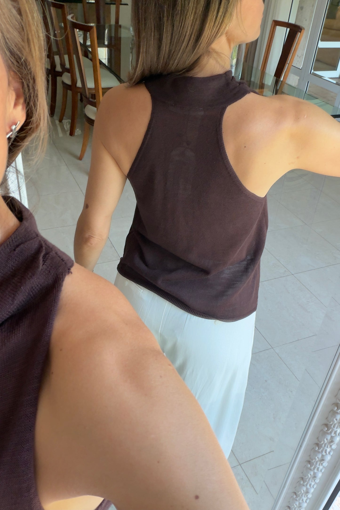 BLUSA CUELLO DRAPEADO