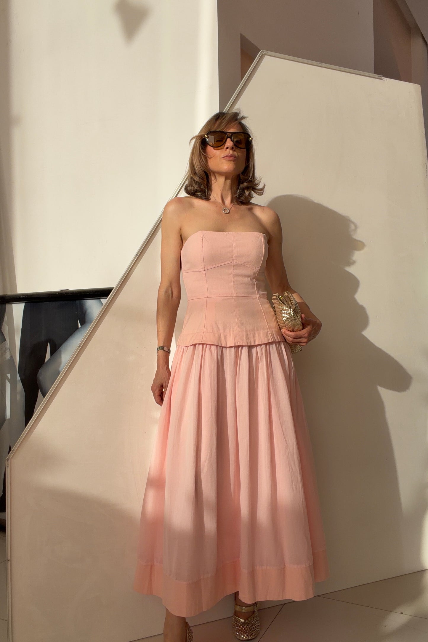 VESTIDO STRAPLESS