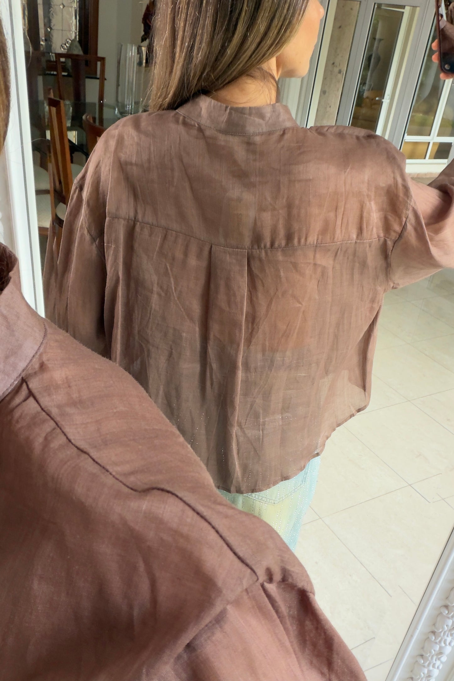 BLUSA TRASLUCIDA