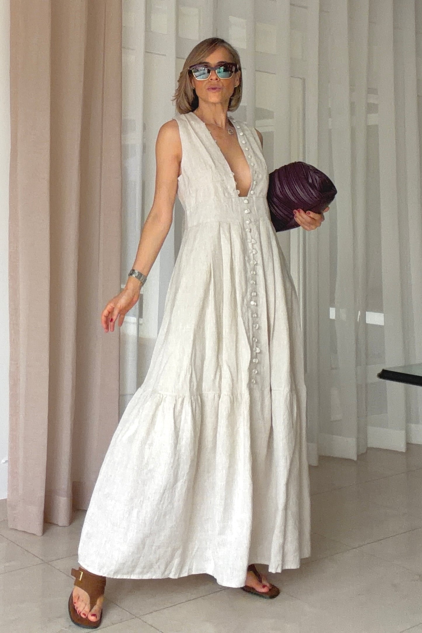 VESTIDO BOTONES
